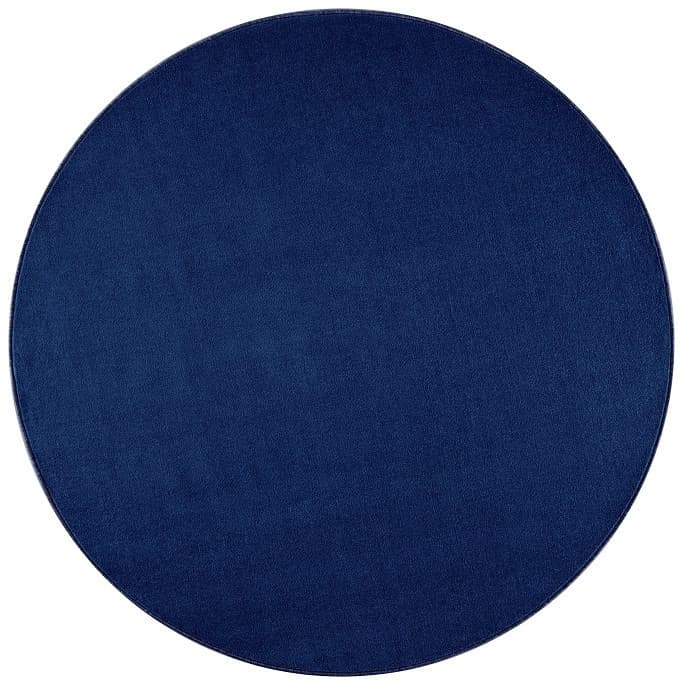 Kusový koberec Nasty 104447 Darkblue kruh Kruh Ø 200 cm