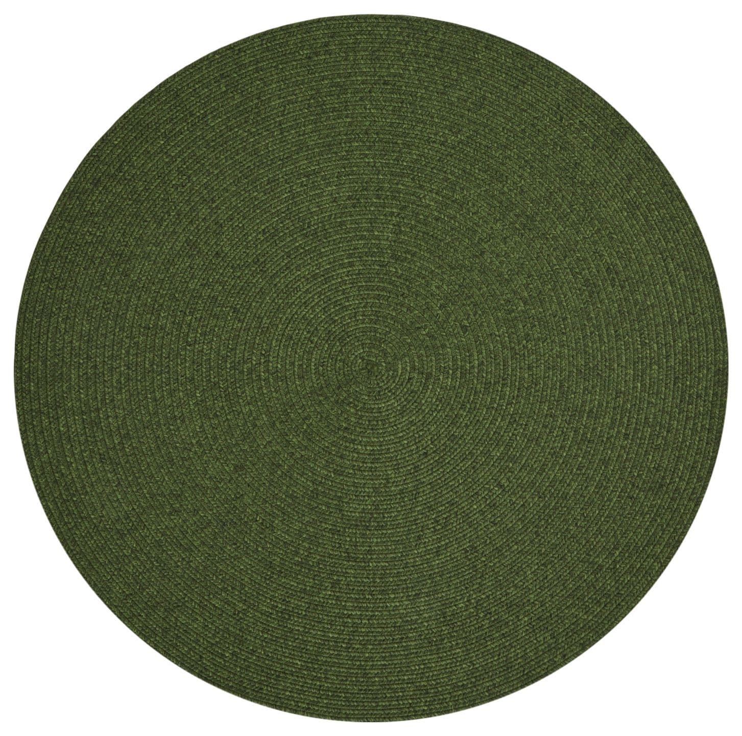 Kusový koberec Braided 105554 Green kruh – na ven i na doma Kruh Ø 150 cm