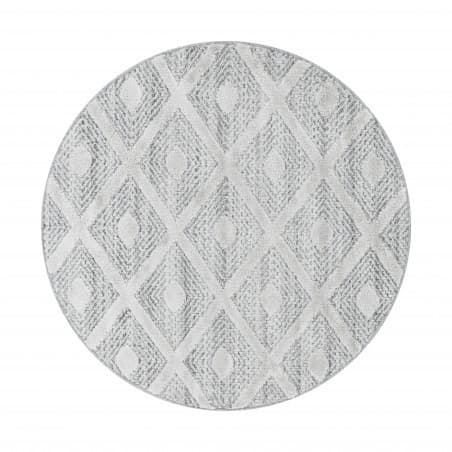 Kusový koberec Pisa 4707 Grey kruh