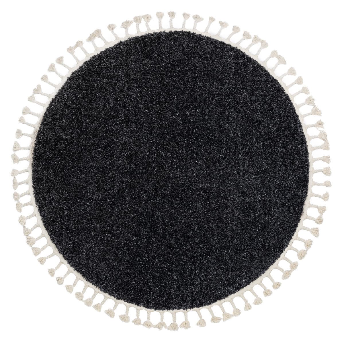 Kusový koberec Berber 9000 grey kruh Kruh Ø 120 cm