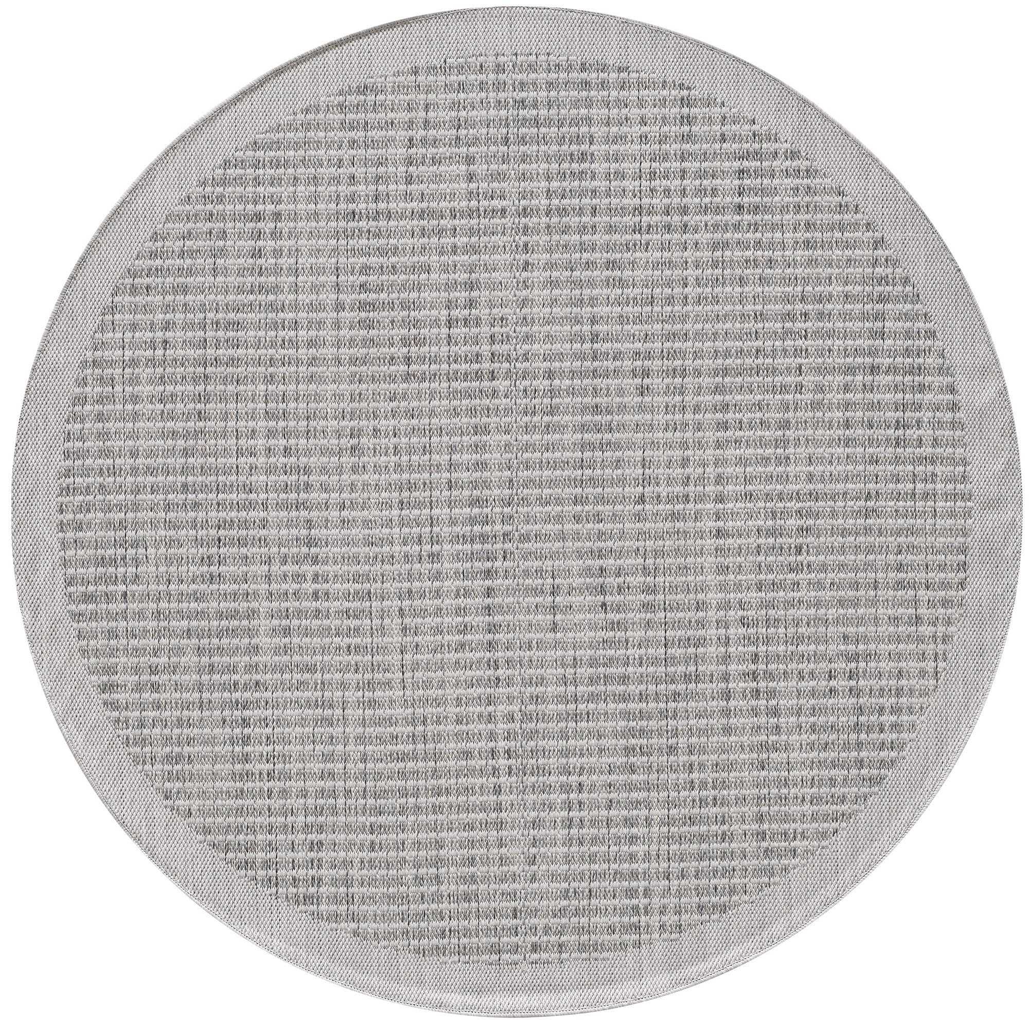 Kusový koberec Giza 1410 Grey kruh