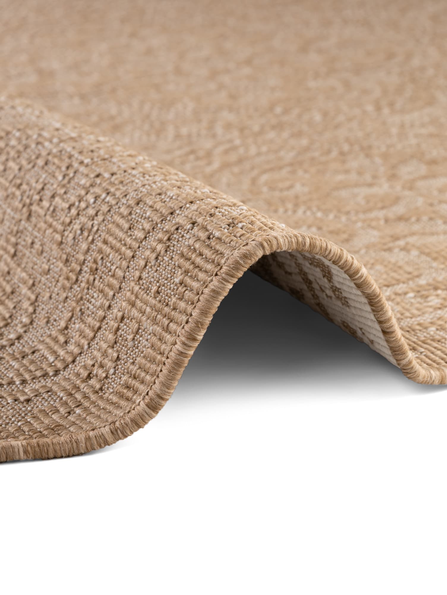 Kusový koberec Duet Rosel Beige/White kruh - na ven i na doma 7
