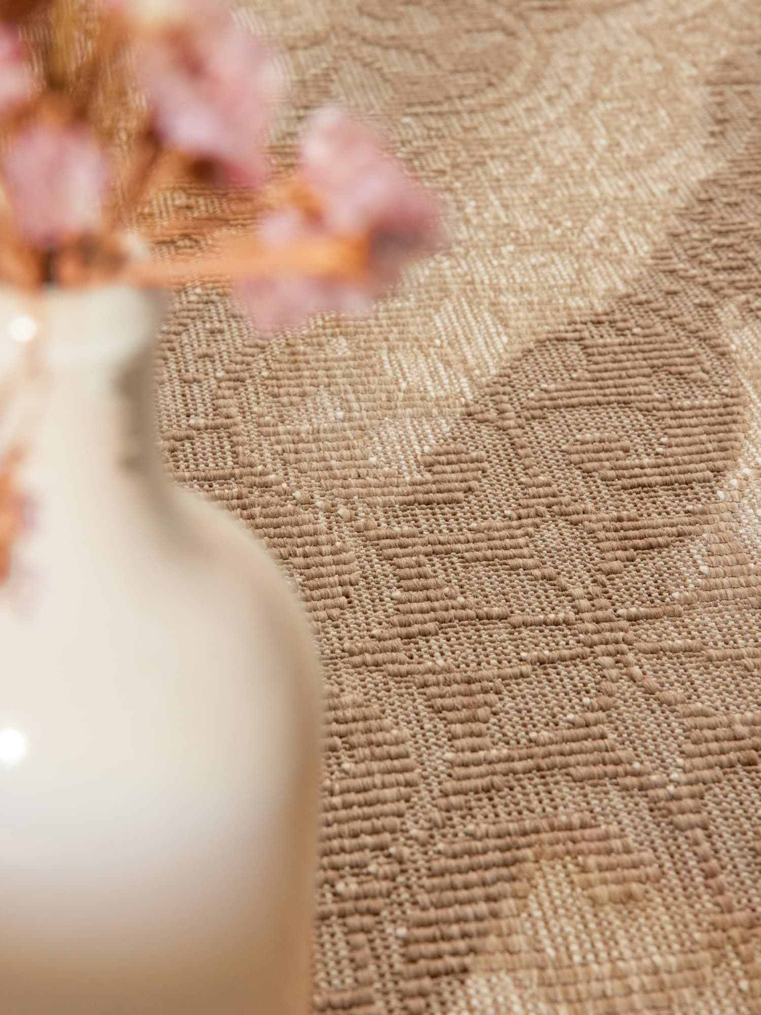 Kusový koberec Duet Rosel Beige/White kruh - na ven i na doma 9