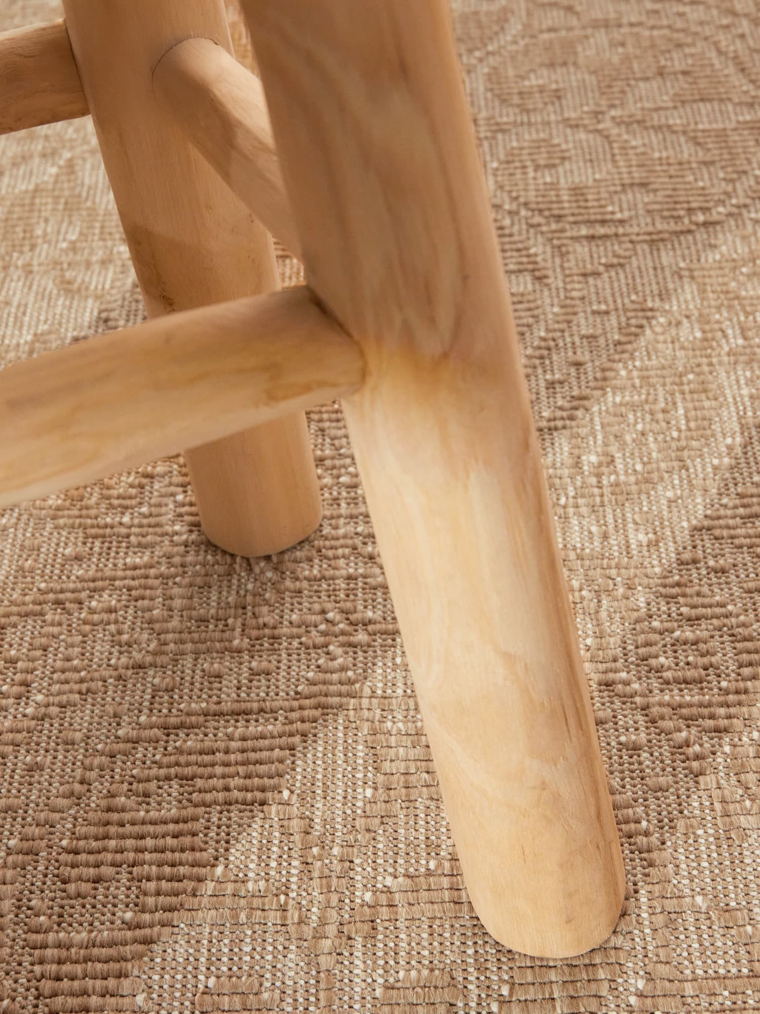 Kusový koberec Duet Rosel Beige/White kruh - na ven i na doma 10