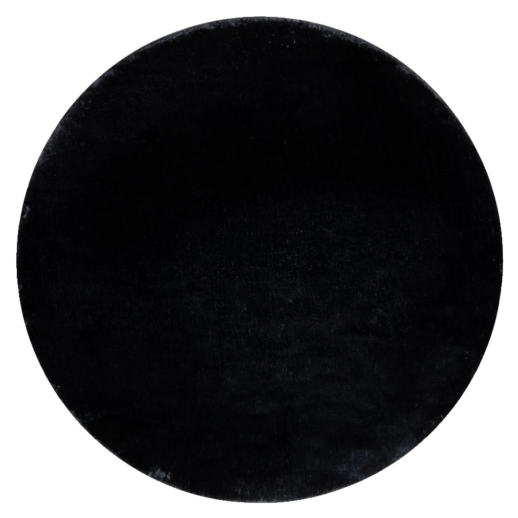 Kusový koberec Visco Rabbit Black 5 kruh Kruh Ø 120 cm