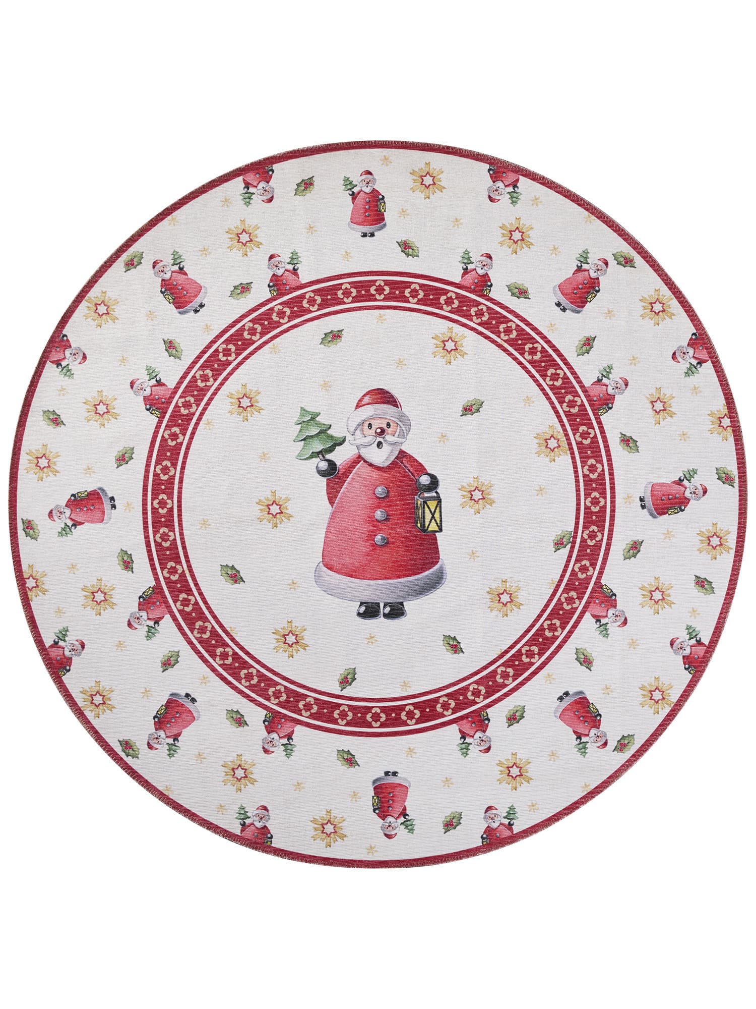 Kusový koberec Villeroy & Boch Toy's delight 106273 Cream, Red kruh Kruh Ø 160 cm