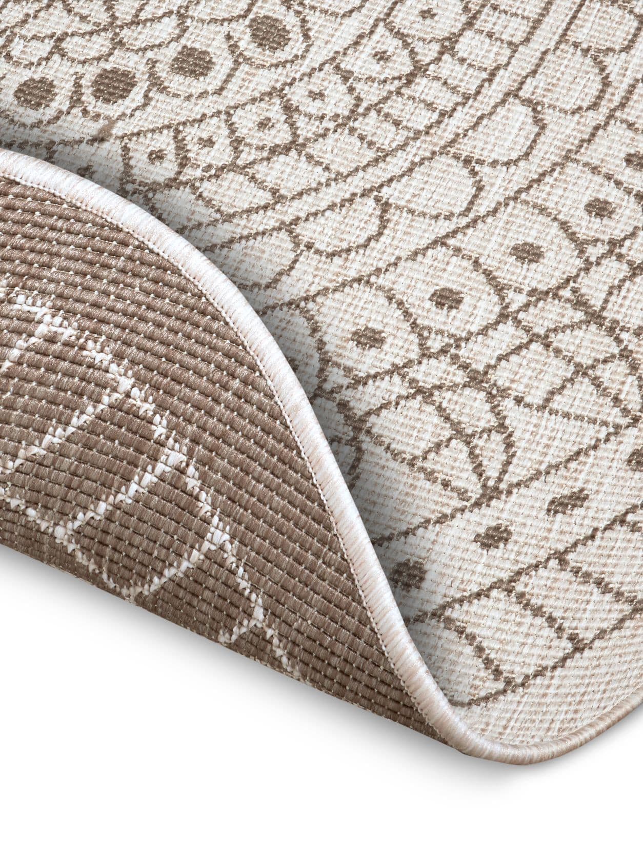Kusový koberec Twin-Wendeteppiche 105475 Linen kruh – na ven i na doma Kruh Ø 140 cm 2