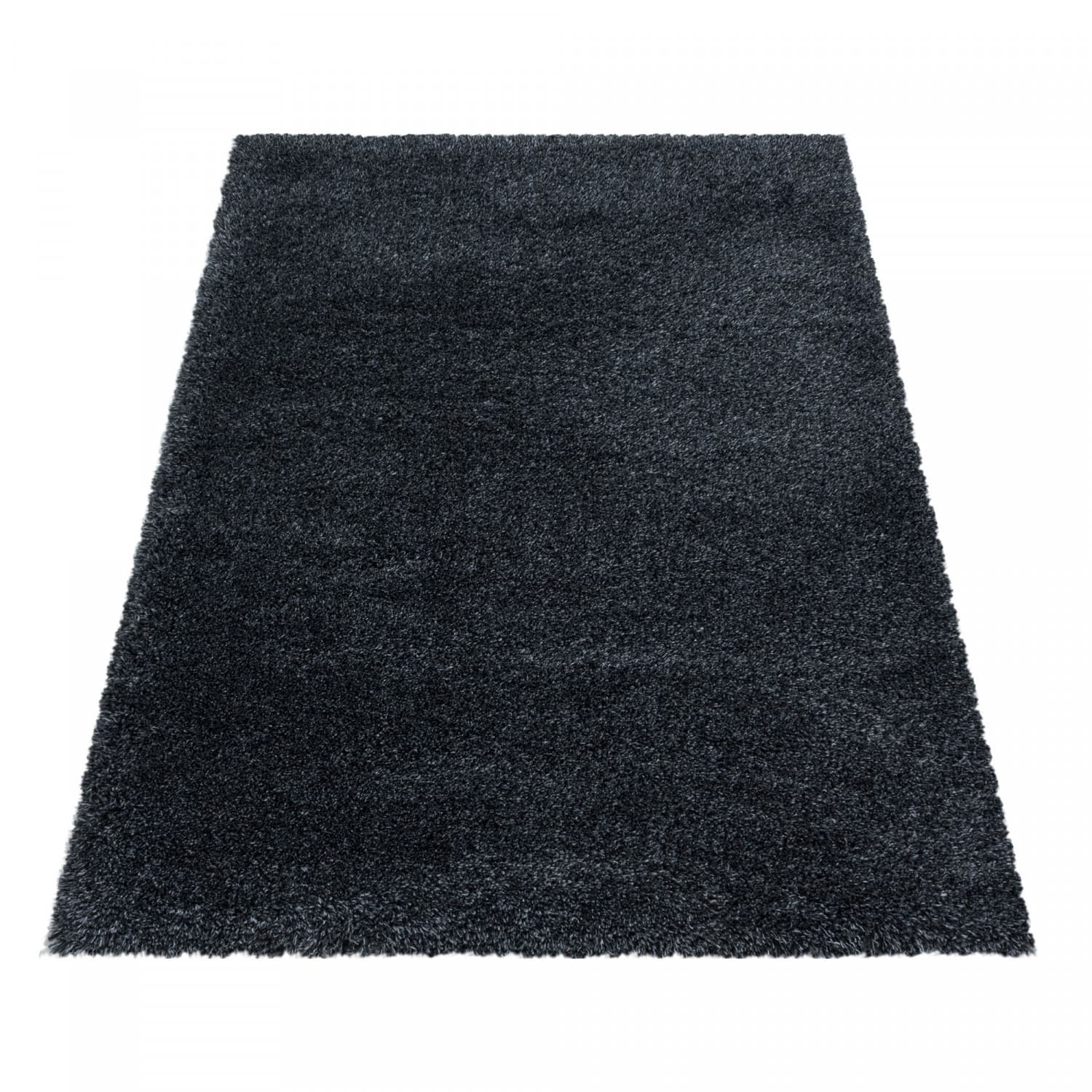 Kusový koberec Fluffy Shaggy 3500 antraciet 2