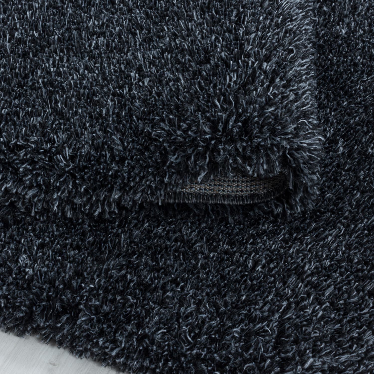 Kusový koberec Fluffy Shaggy 3500 antraciet 4