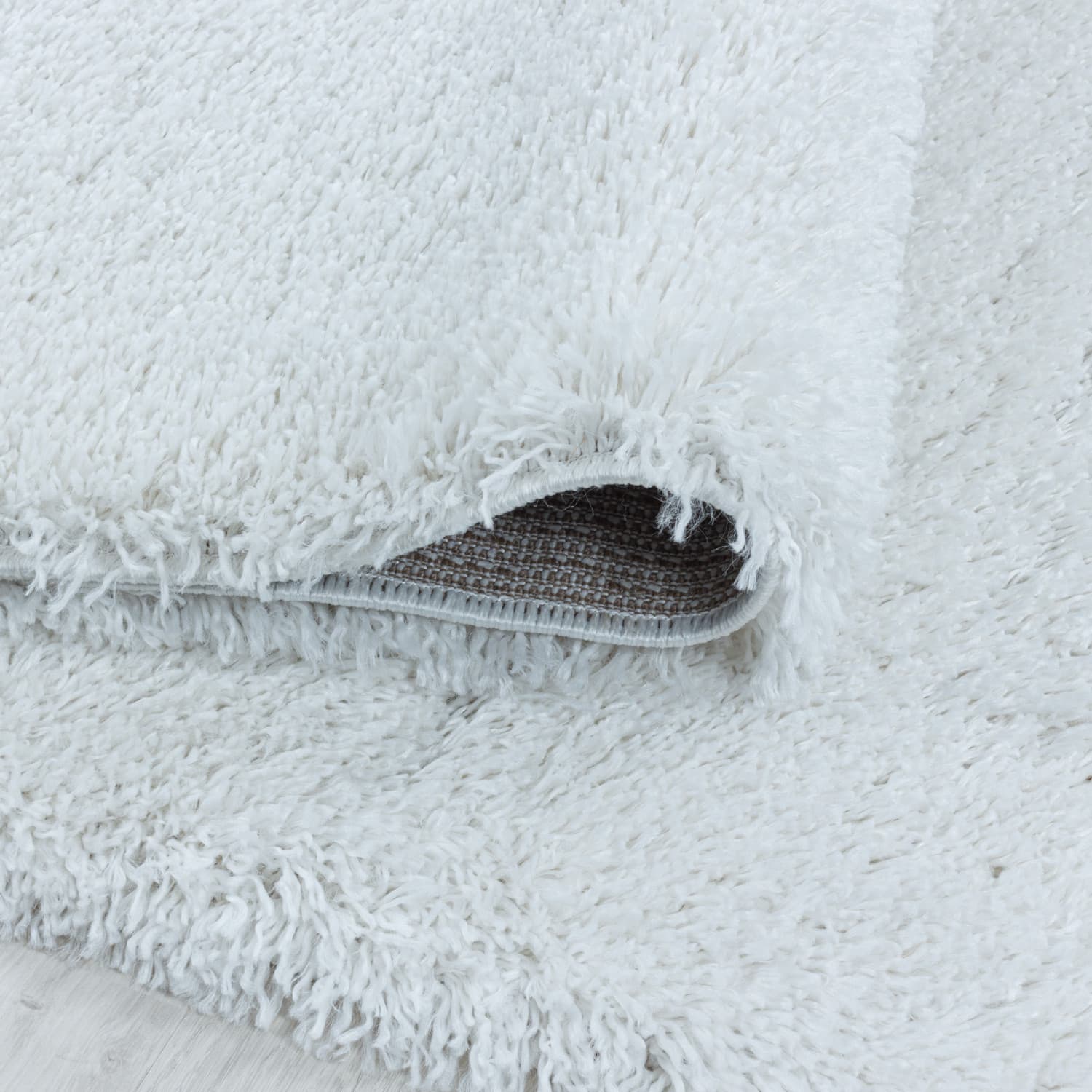 Kusový koberec Fluffy Shaggy 3500 white 4