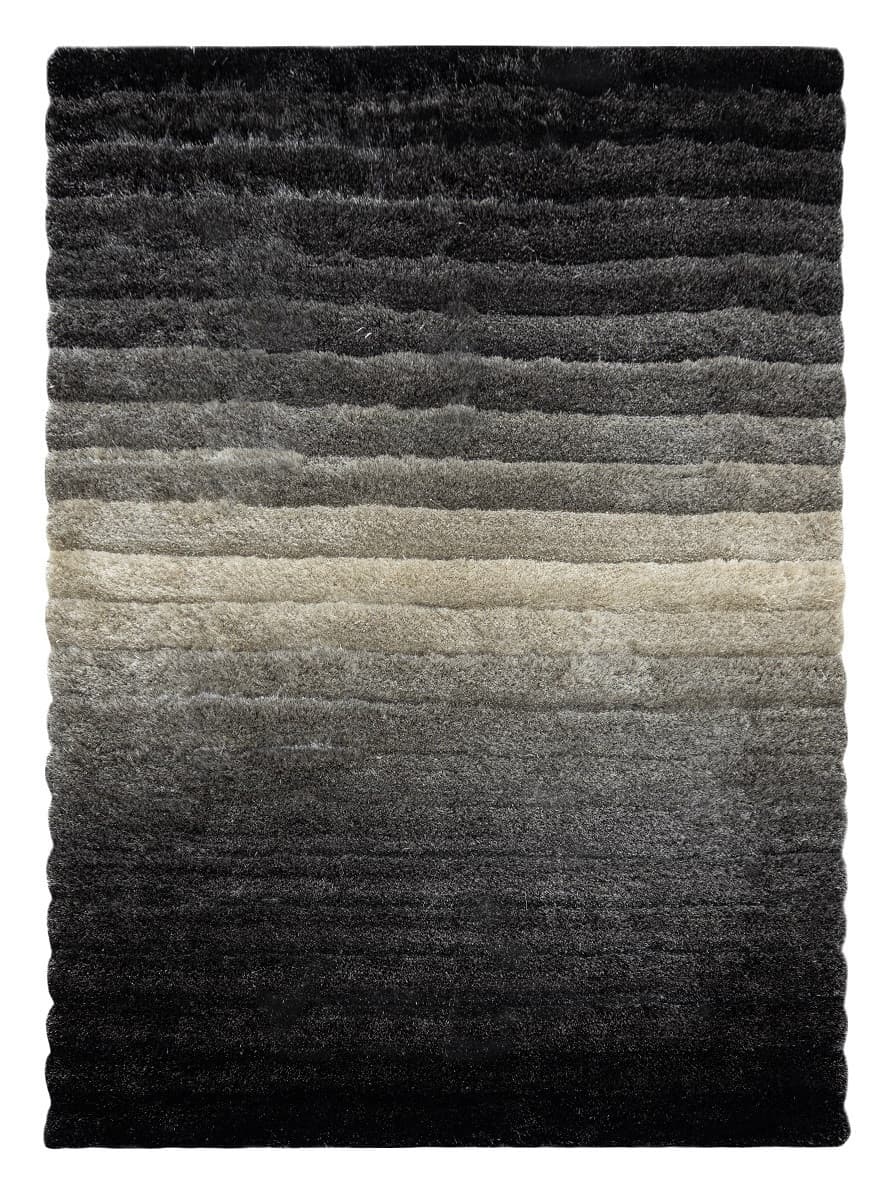 Kusový koberec Flim 007-B6 Stripes grey