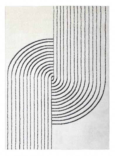 Kusový koberec Mode 8587 geometric cream/black