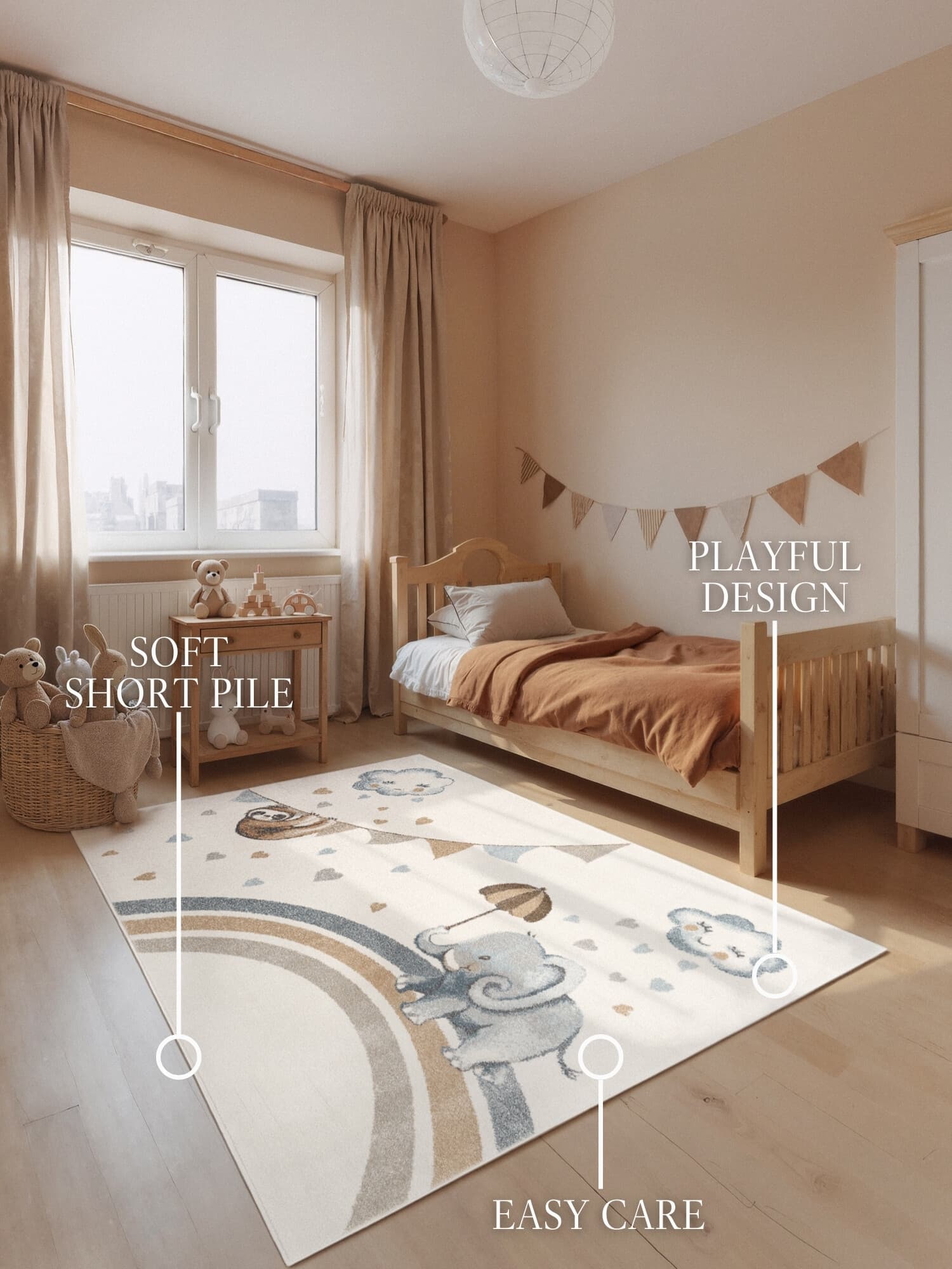 Dětský kusový koberec Villeroy & Boch Boho Kids 106306 Cream Multicolor 6