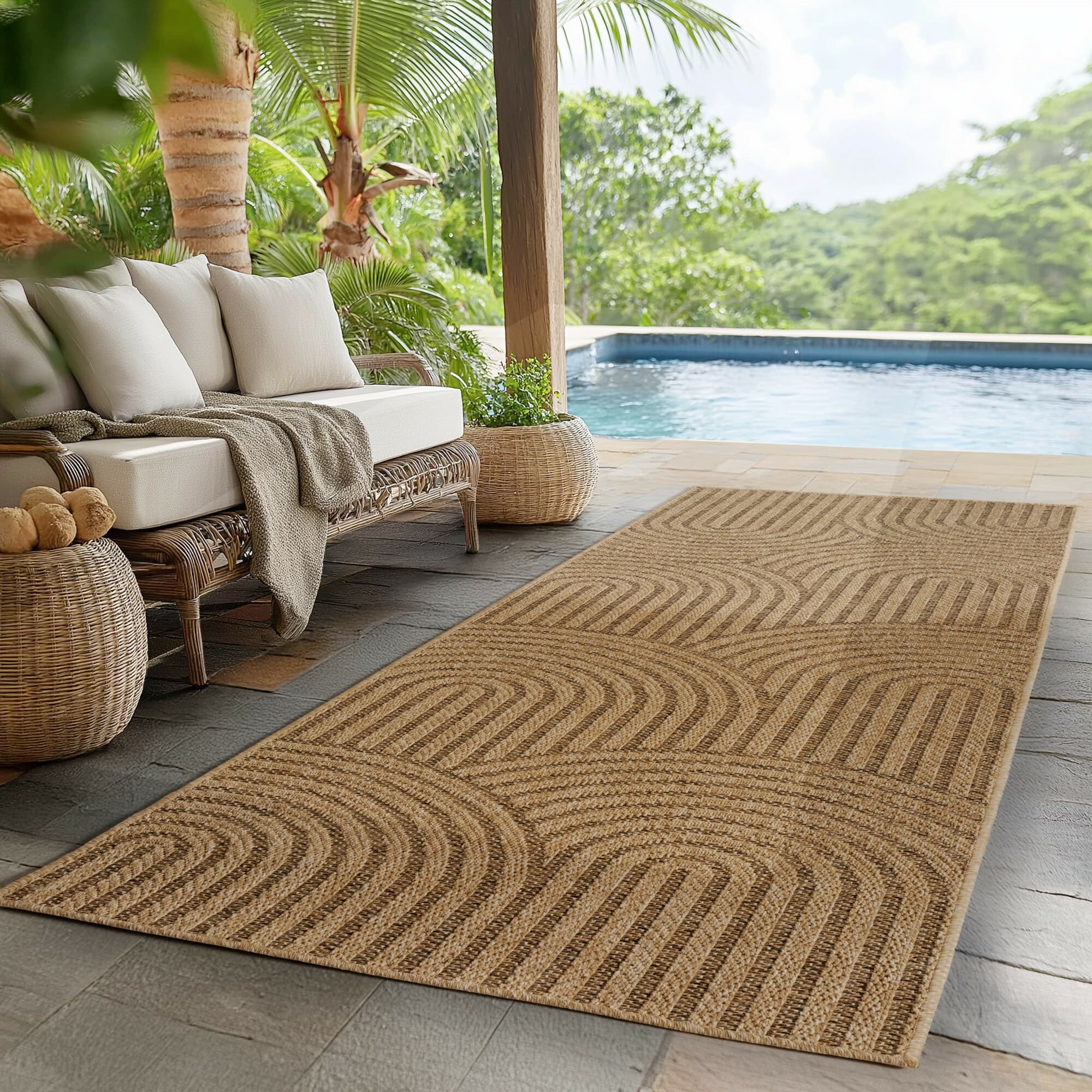 Kusový koberec Timber 1401 beige - na ven i na doma 2