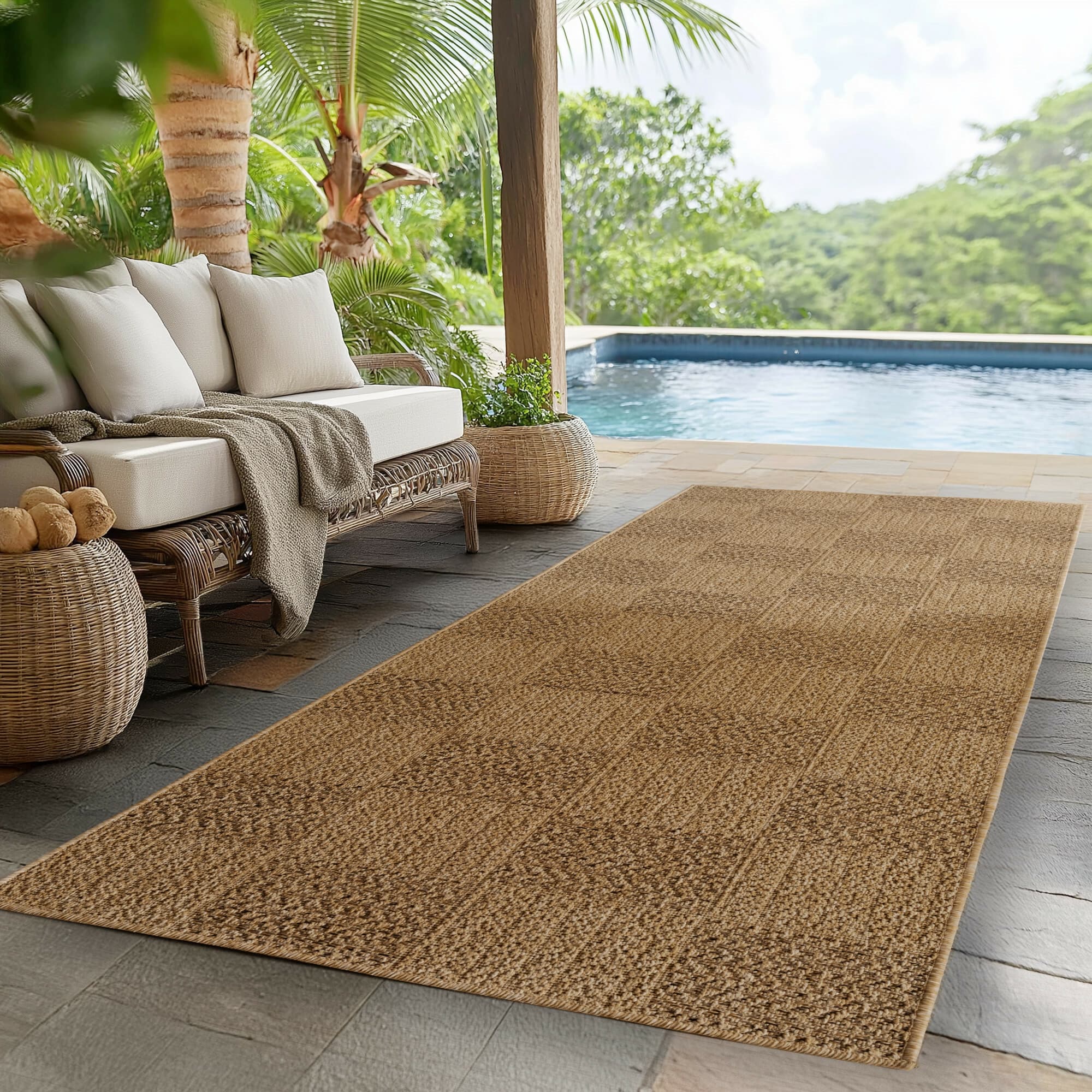 Běhoun Timber 1405 beige - na ven i na doma 2