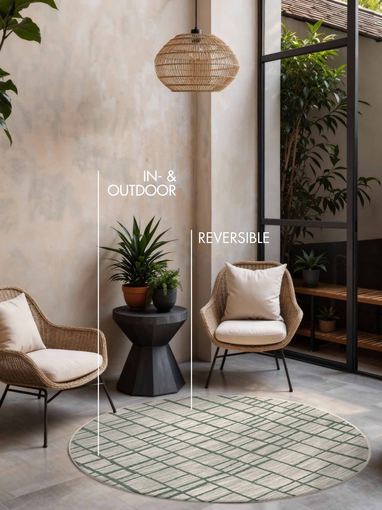 Kusový koberec Ted Baker Haringey 106389 Zelená kruh 3
