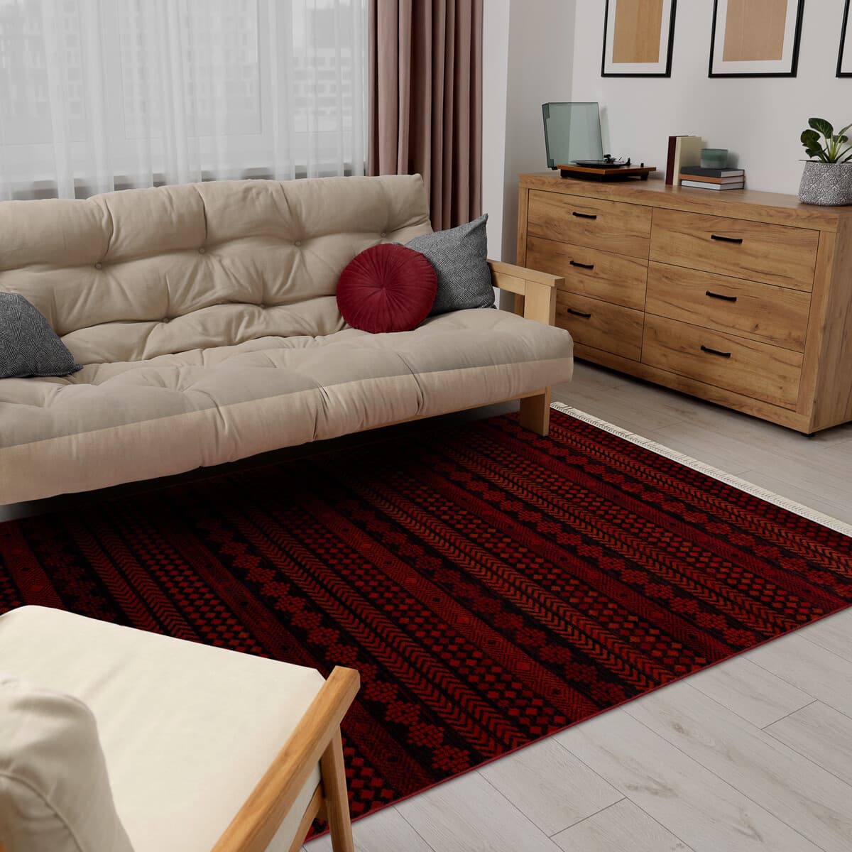 Kusový koberec Orient 5132 vínový 2