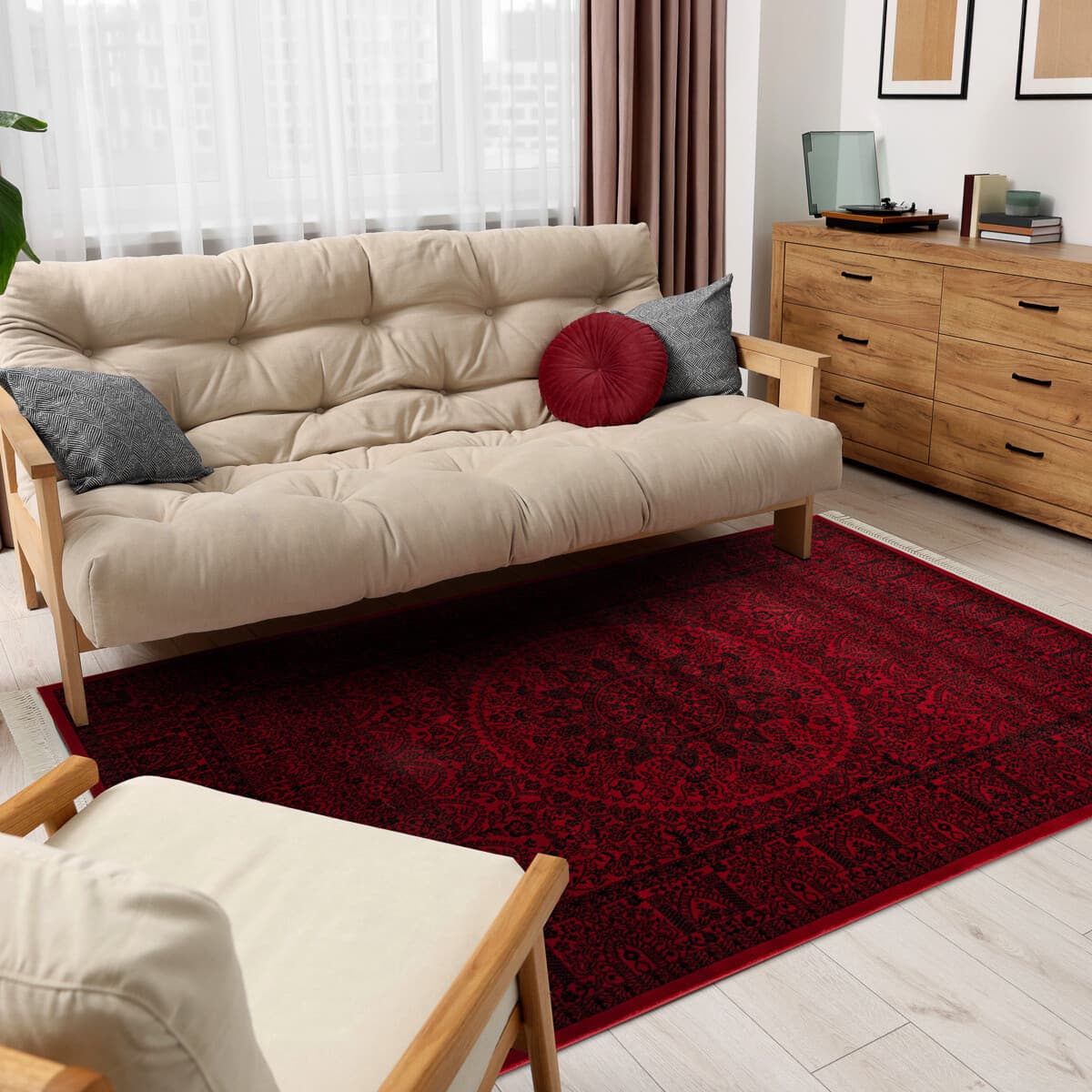 Kusový koberec Orient 6039 vínový 2