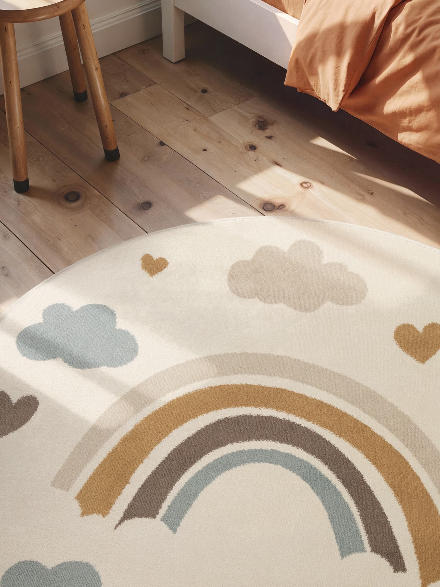 Dětský koberec Adventures 106418 Cream Multicolor kruh Kruh Ø 160 cm 3