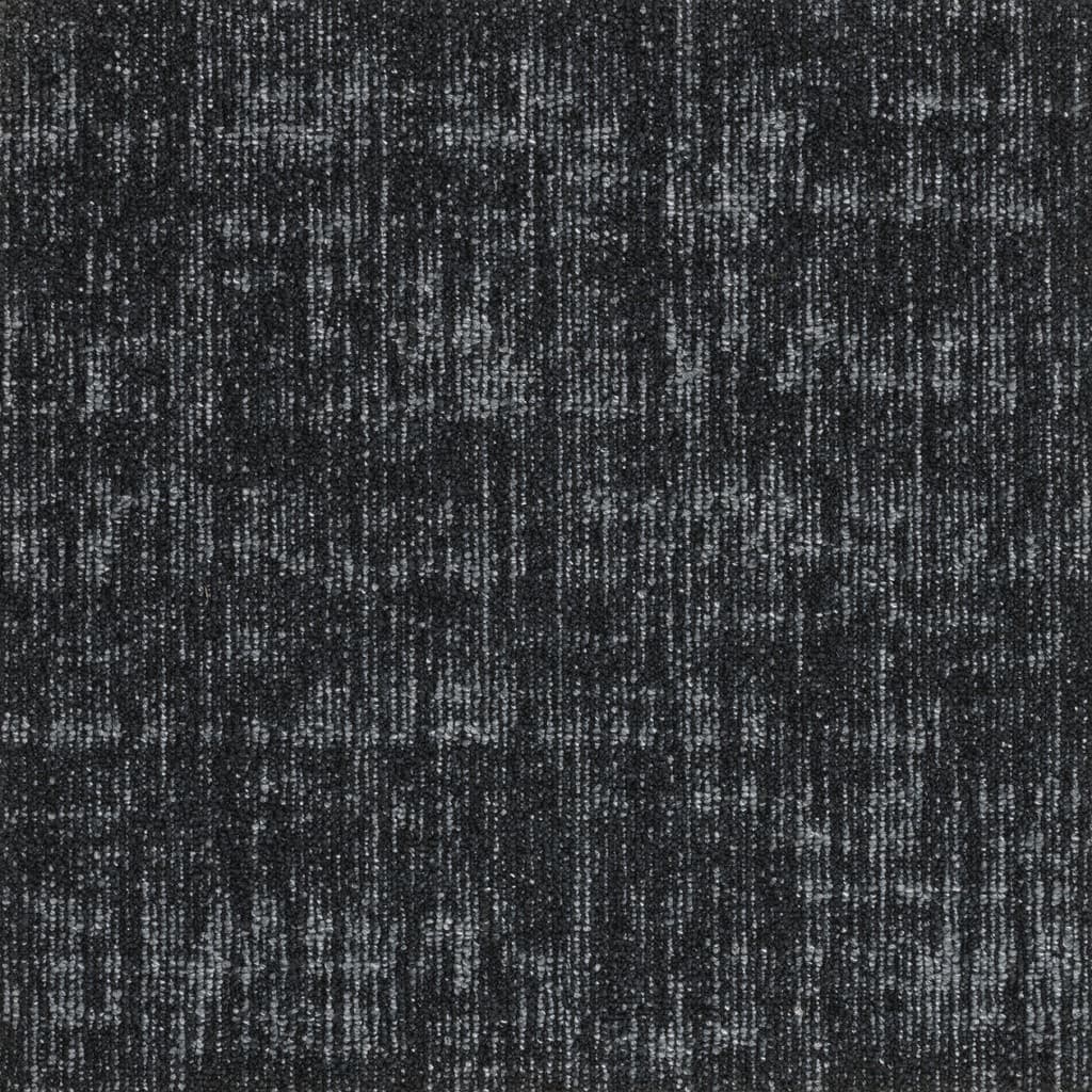 Kobercový čtverec MATRIX O 800 Bitumen černo-šedý 50x50 cm