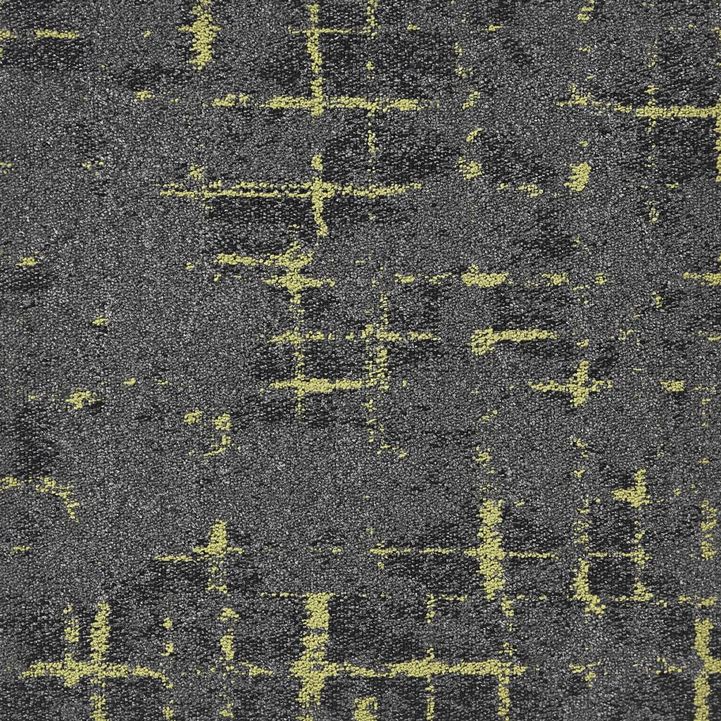 Kobercový čtverec MACRO 92 Bitumen šedo-zelený 50x50 cm