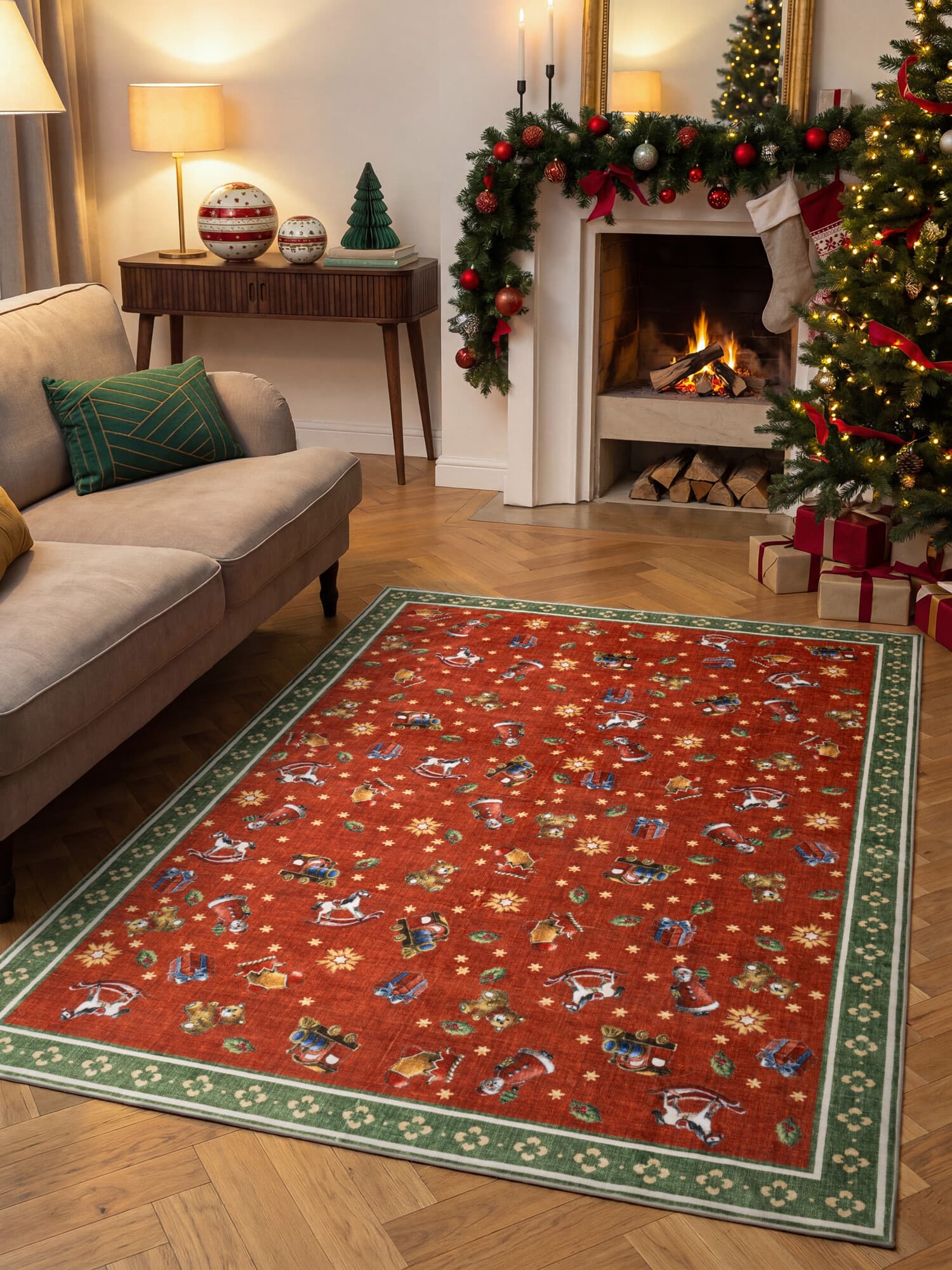 Kusový koberec Villeroy & Boch Toy's delight 106499 Red Green 2