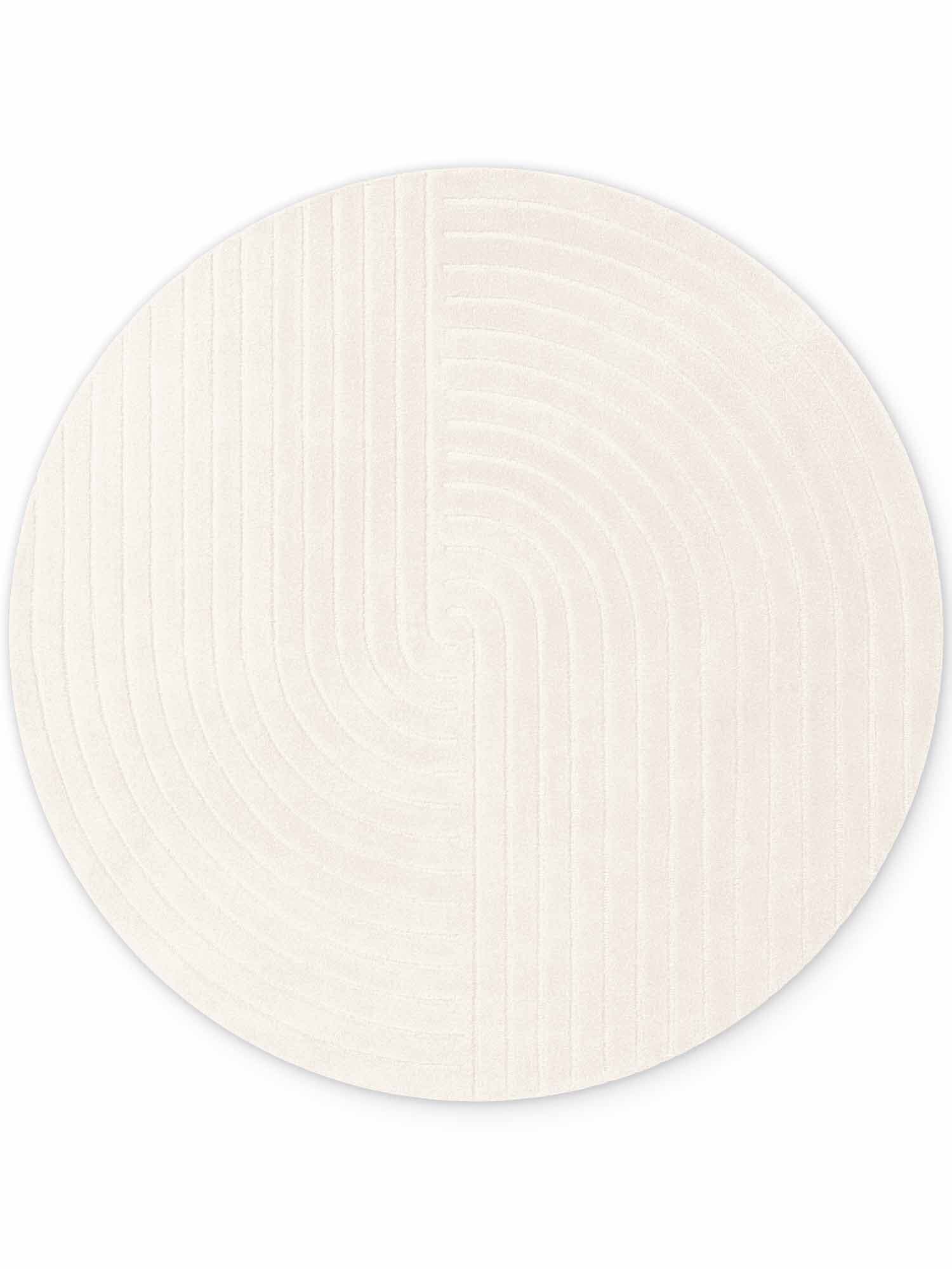 Kusový koberec Vikosa Arcura 106269 Cream White kruh Kruh Ø 120 cm