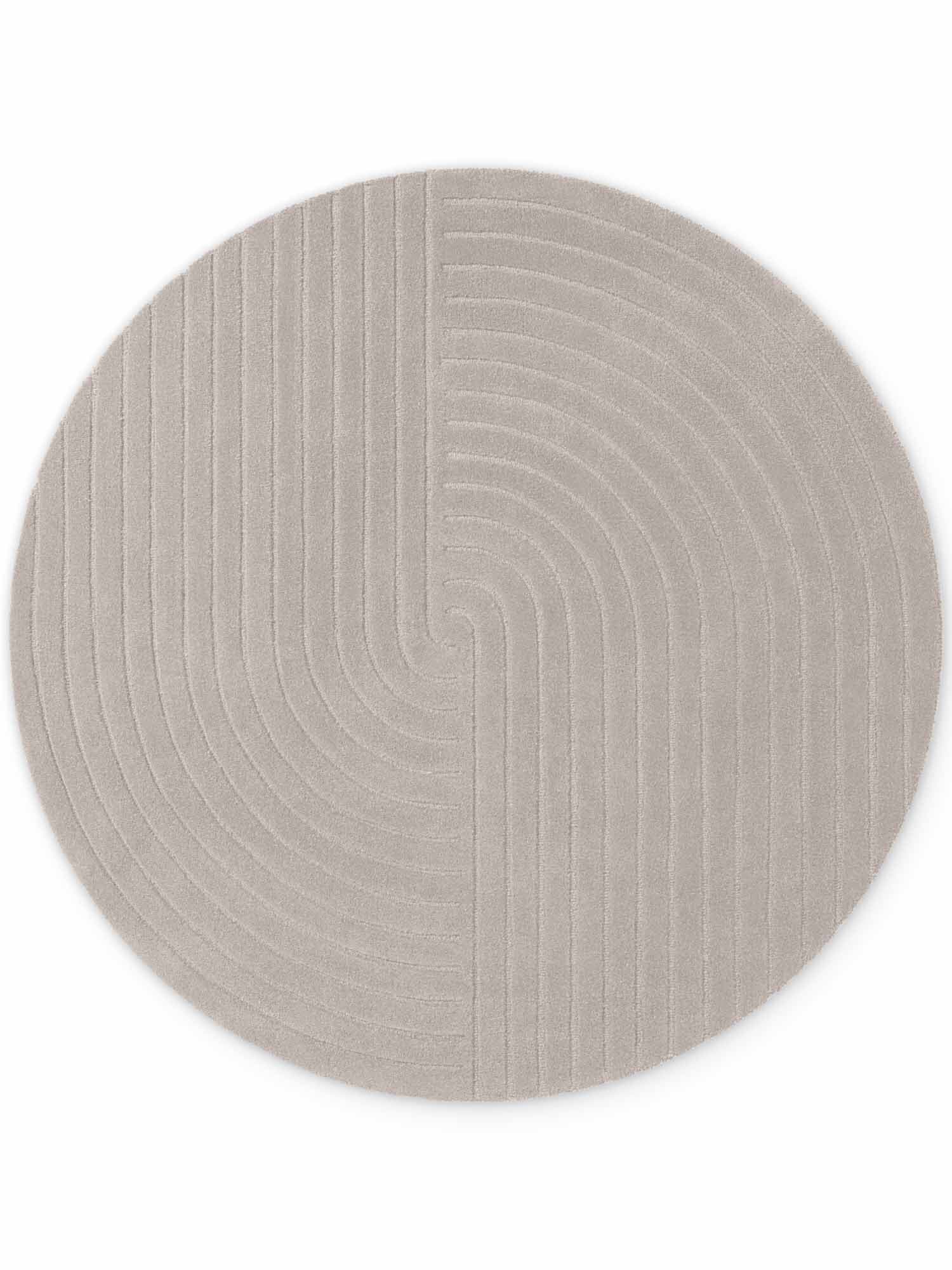 Kusový koberec Vikosa Arcura 106270 Light Grey kruh Kruh Ø 120 cm