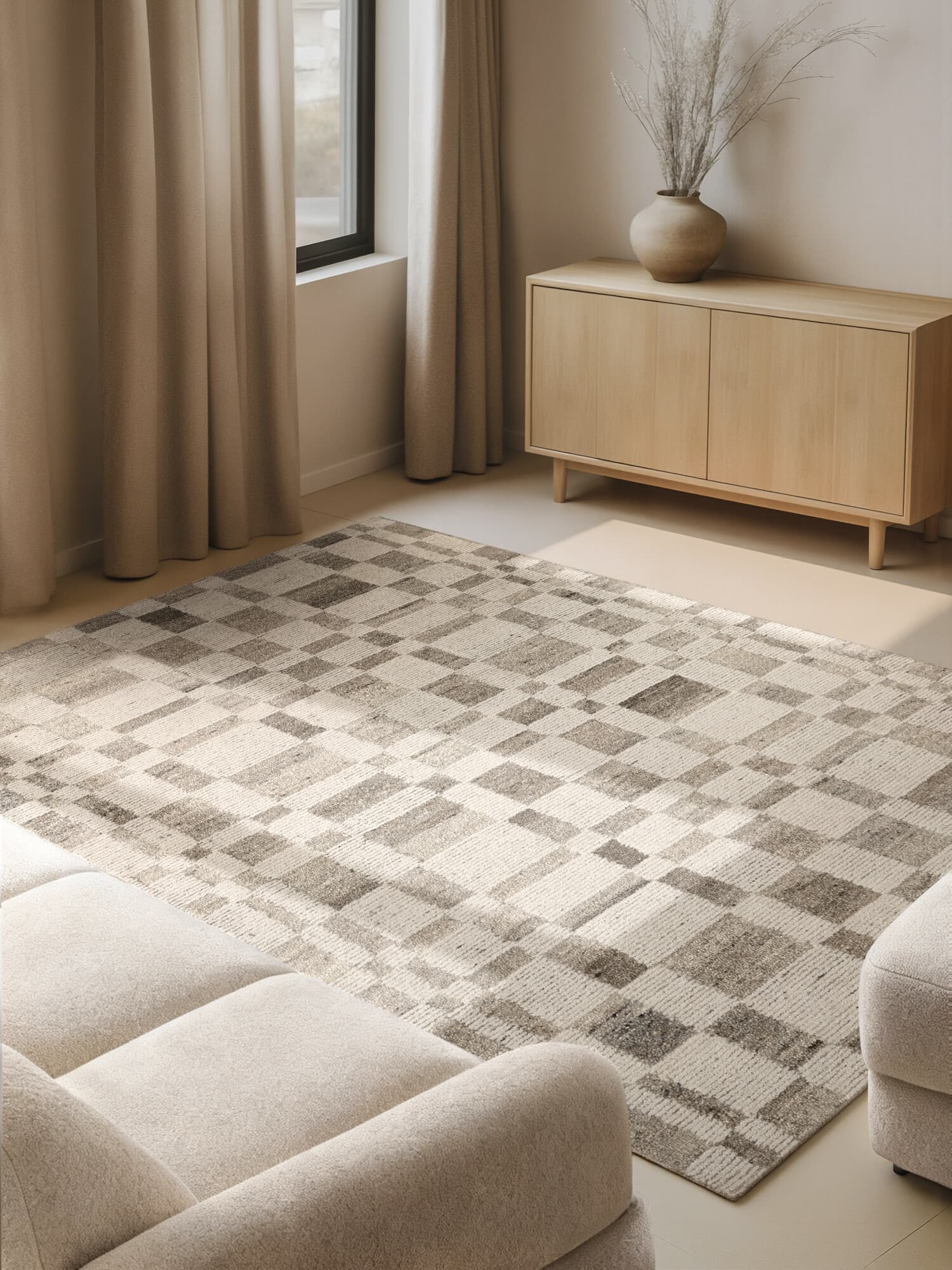 Kusový koberec Vikosa Boho 106277 Natural Cream Brown 2