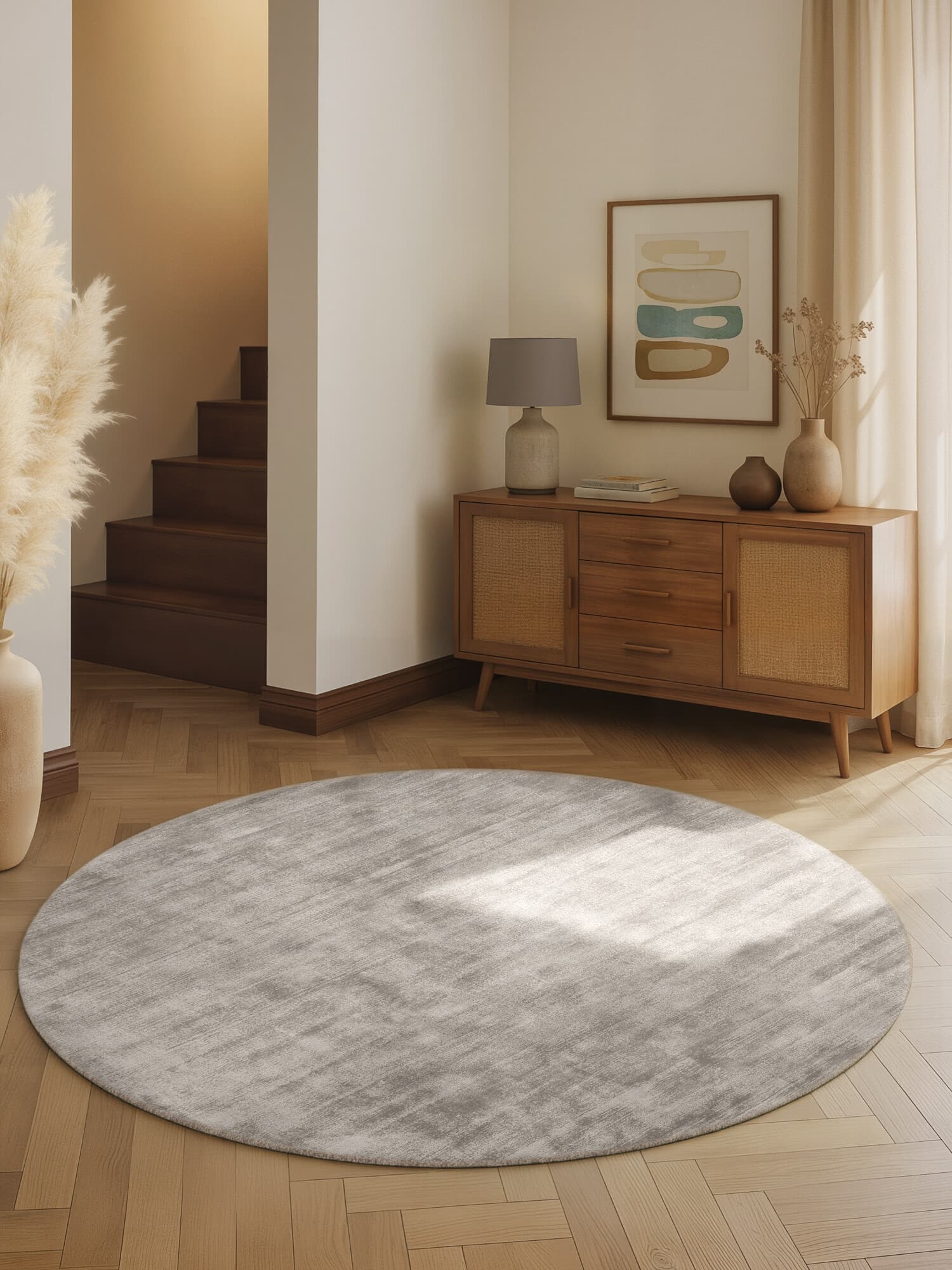 Kusový koberec Vikosa Jane 106294 Silver kruh Kruh Ø 120 cm 2