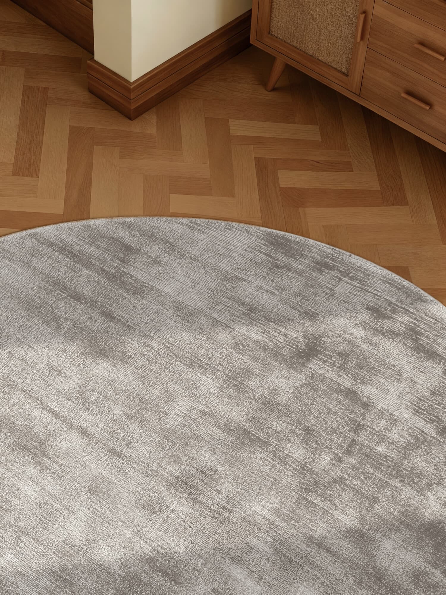 Kusový koberec Vikosa Jane 106294 Silver kruh Kruh Ø 120 cm 7