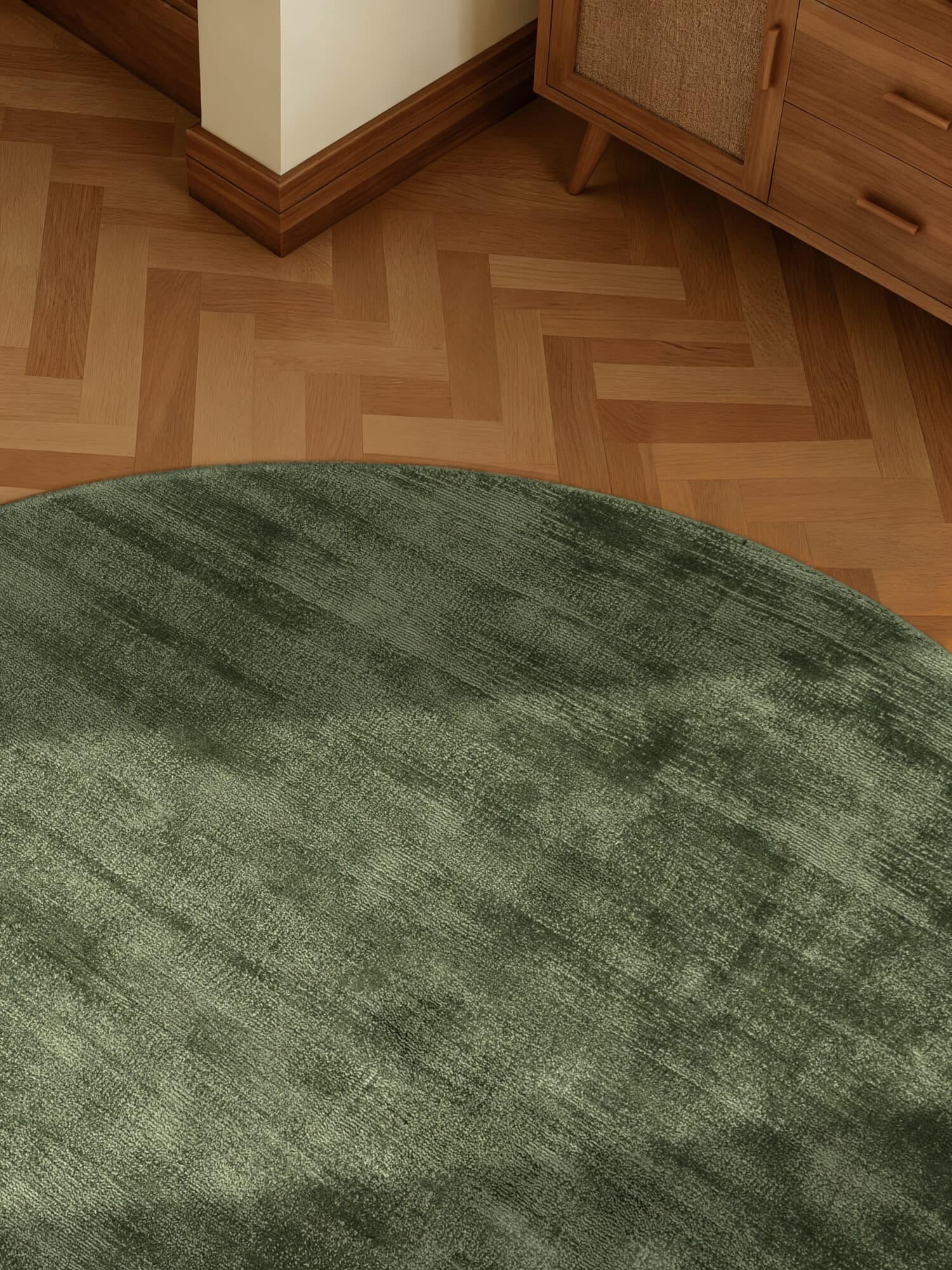 Kusový koberec Vikosa Jane 106296 Green kruh Kruh Ø 120 cm 7