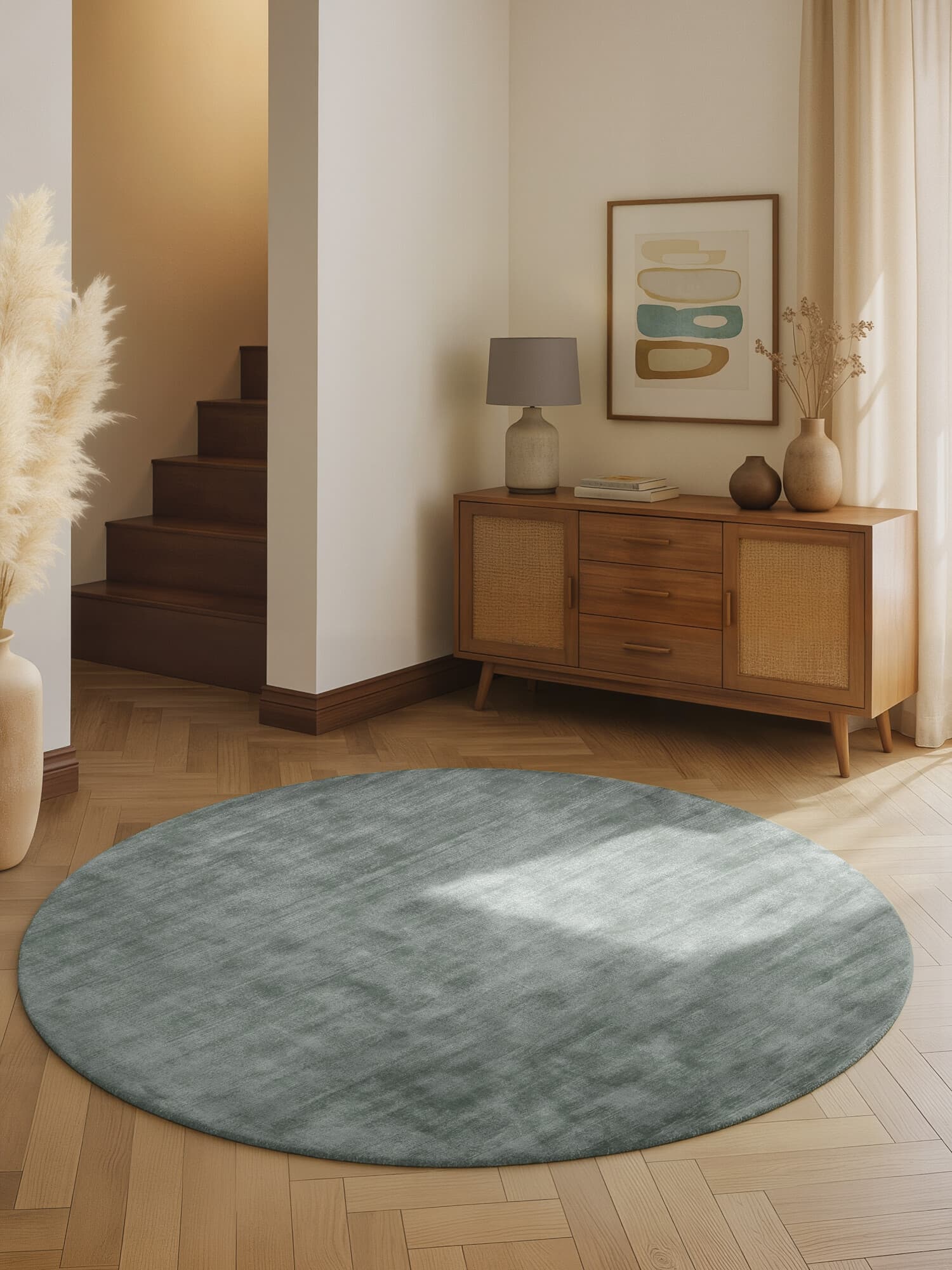 Kusový koberec Vikosa Jane 106298 Light Blue kruh Kruh Ø 120 cm 2