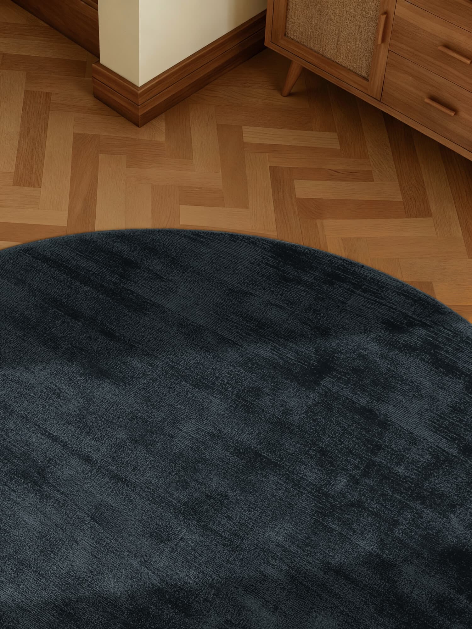 Kusový koberec Vikosa Jane 106299 Black kruh Kruh Ø 120 cm 7