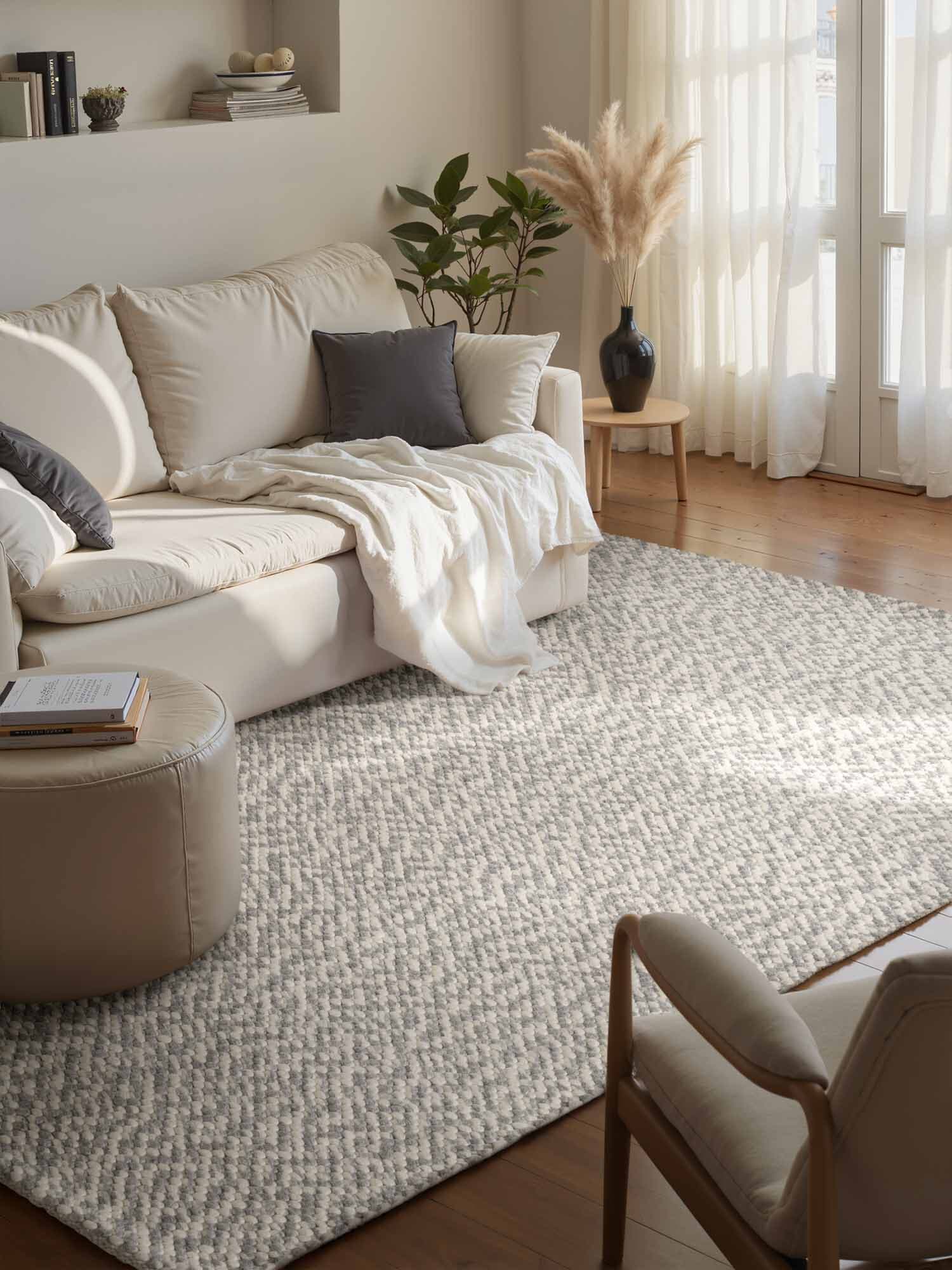 Kusový koberec Lyon Beans 106317 Natural Cream Grey z kolekce Elle 3