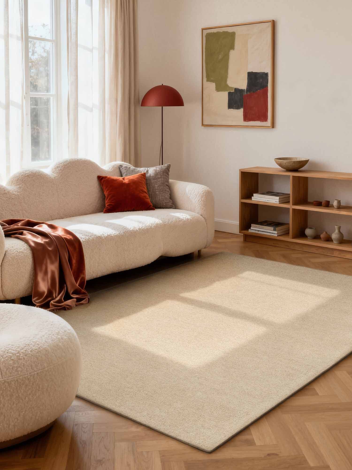 Kusový koberec Puristic Knots 106319 Light Beige z kolekce Elle 2