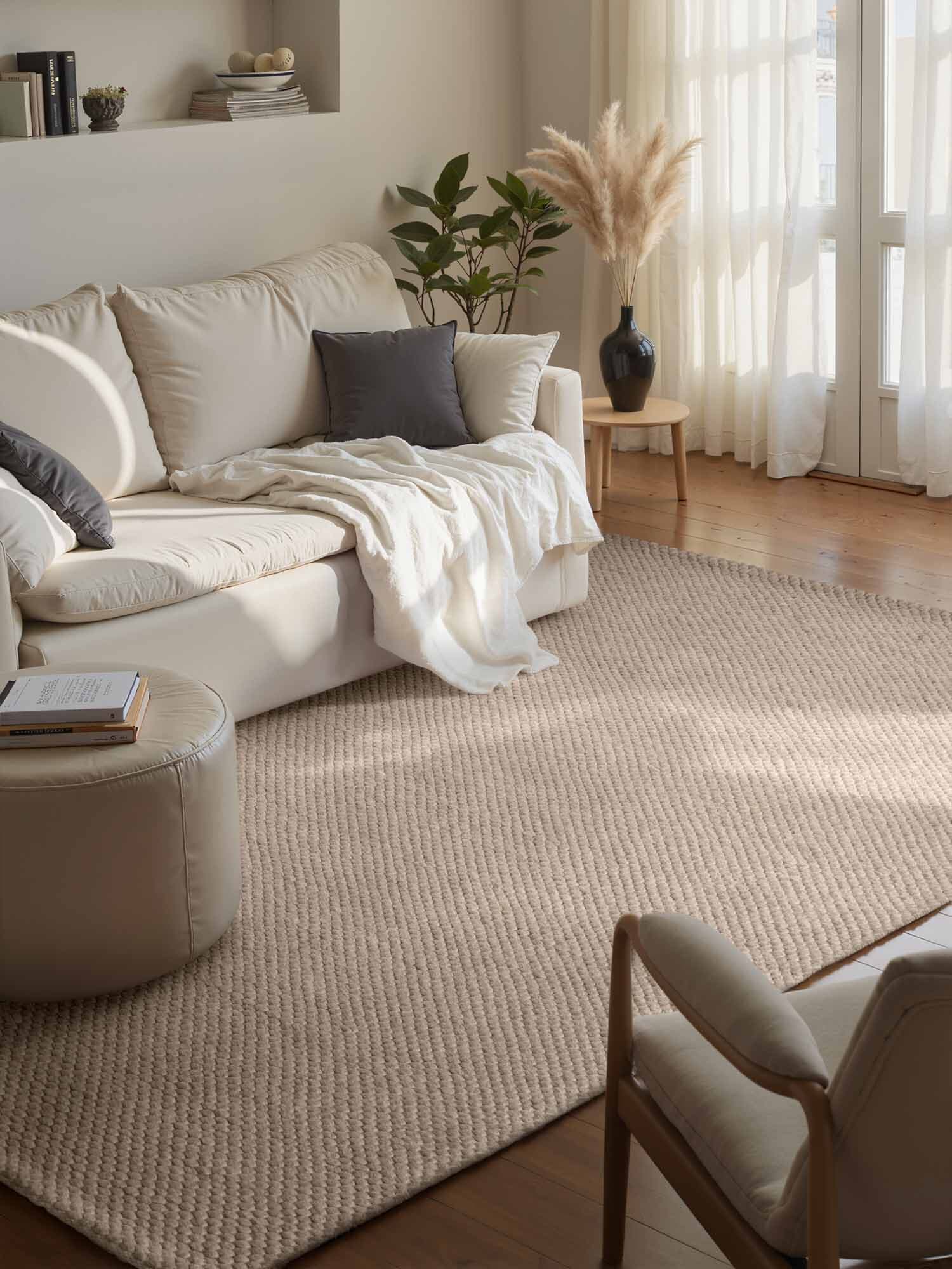 Kusový koberec Lyon Beans 106315 Natural Beige z kolekce Elle 2