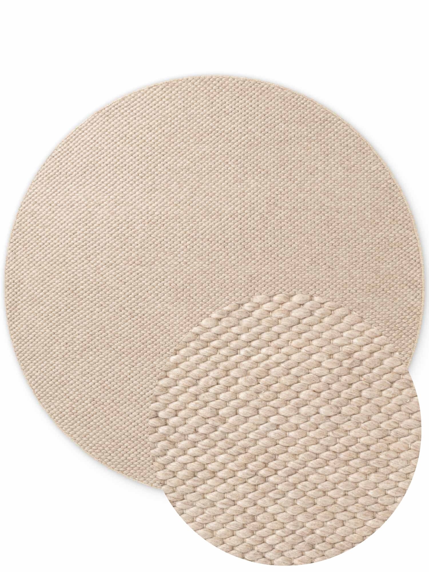 Kusový koberec Lyon Beans 106315 Natural Beige kruh z kolekce Elle Kruh Ø 200 cm 4