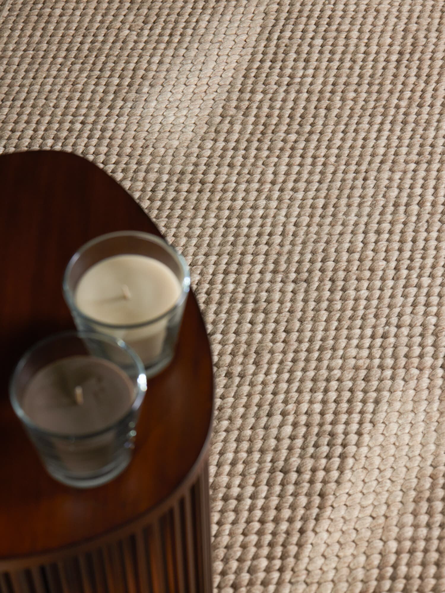 Kusový koberec Lyon Beans 106315 Natural Beige kruh z kolekce Elle Kruh Ø 200 cm 5