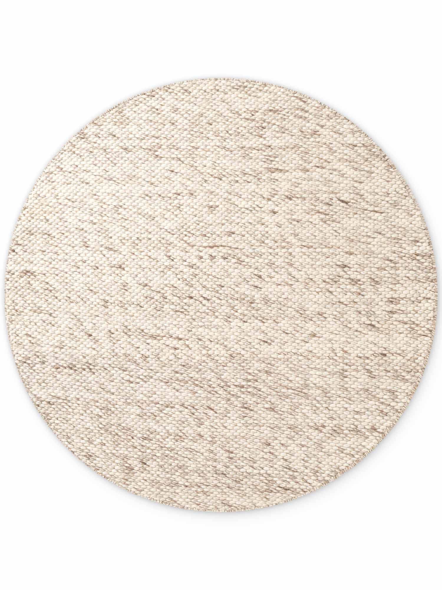 Kusový koberec Lyon Beans 106316 Natural Cream Brown kruh z kolekce Elle Kruh Ø 200 cm