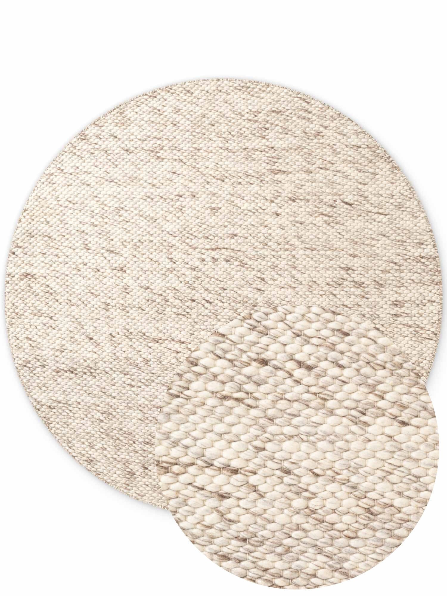 Kusový koberec Lyon Beans 106316 Natural Cream Brown kruh z kolekce Elle Kruh Ø 200 cm 4
