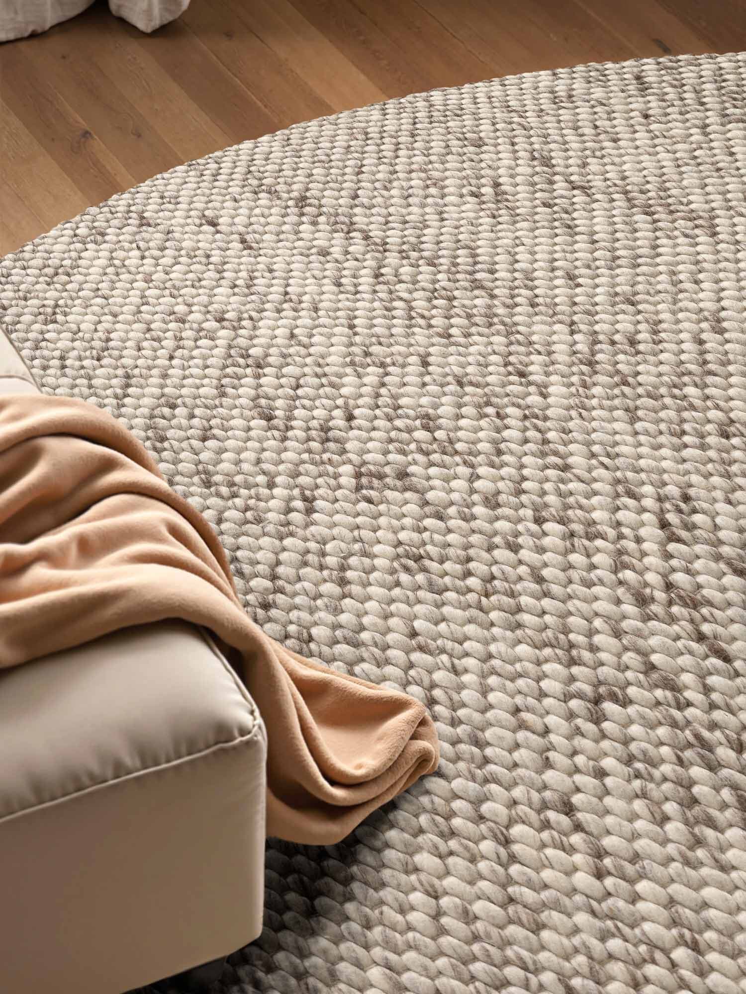 Kusový koberec Lyon Beans 106316 Natural Cream Brown kruh z kolekce Elle Kruh Ø 200 cm 6
