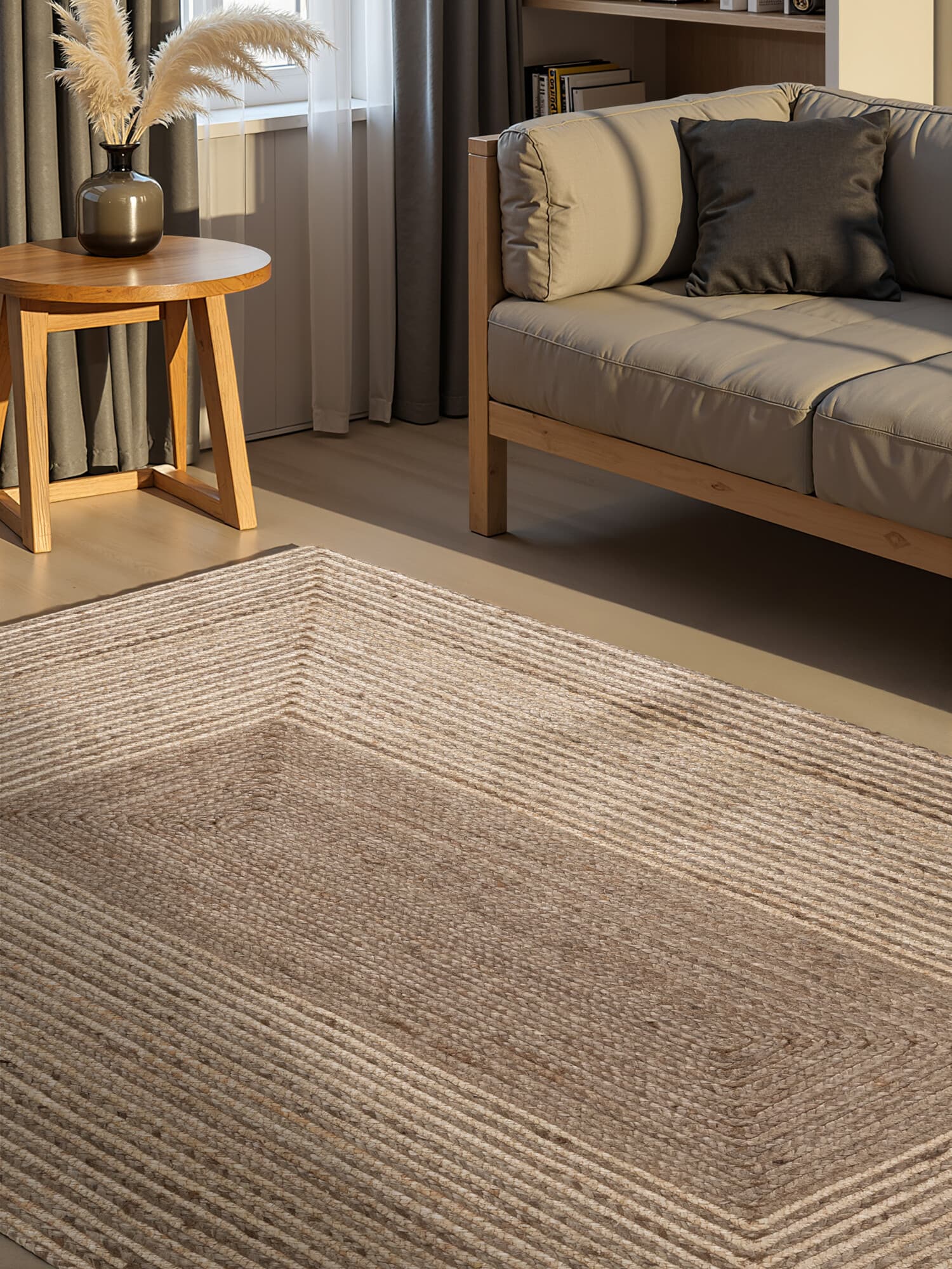 Kusový koberec Juno 106329 Natural White Brown 2
