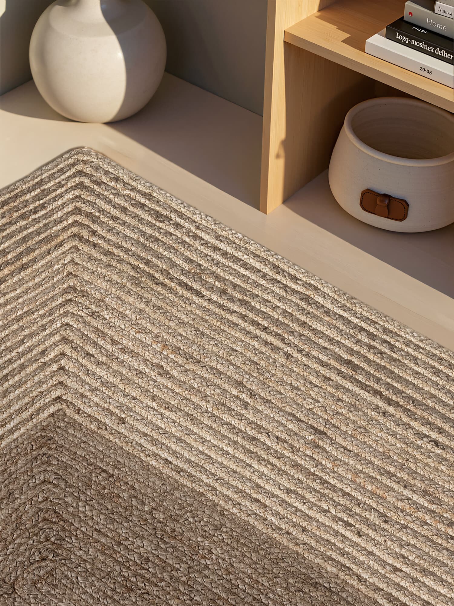 Kusový koberec Juno 106329 Natural White Brown 4