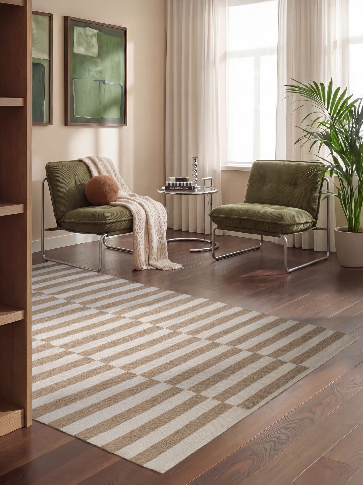 Kusový koberec Vika 106469 Beige White 2
