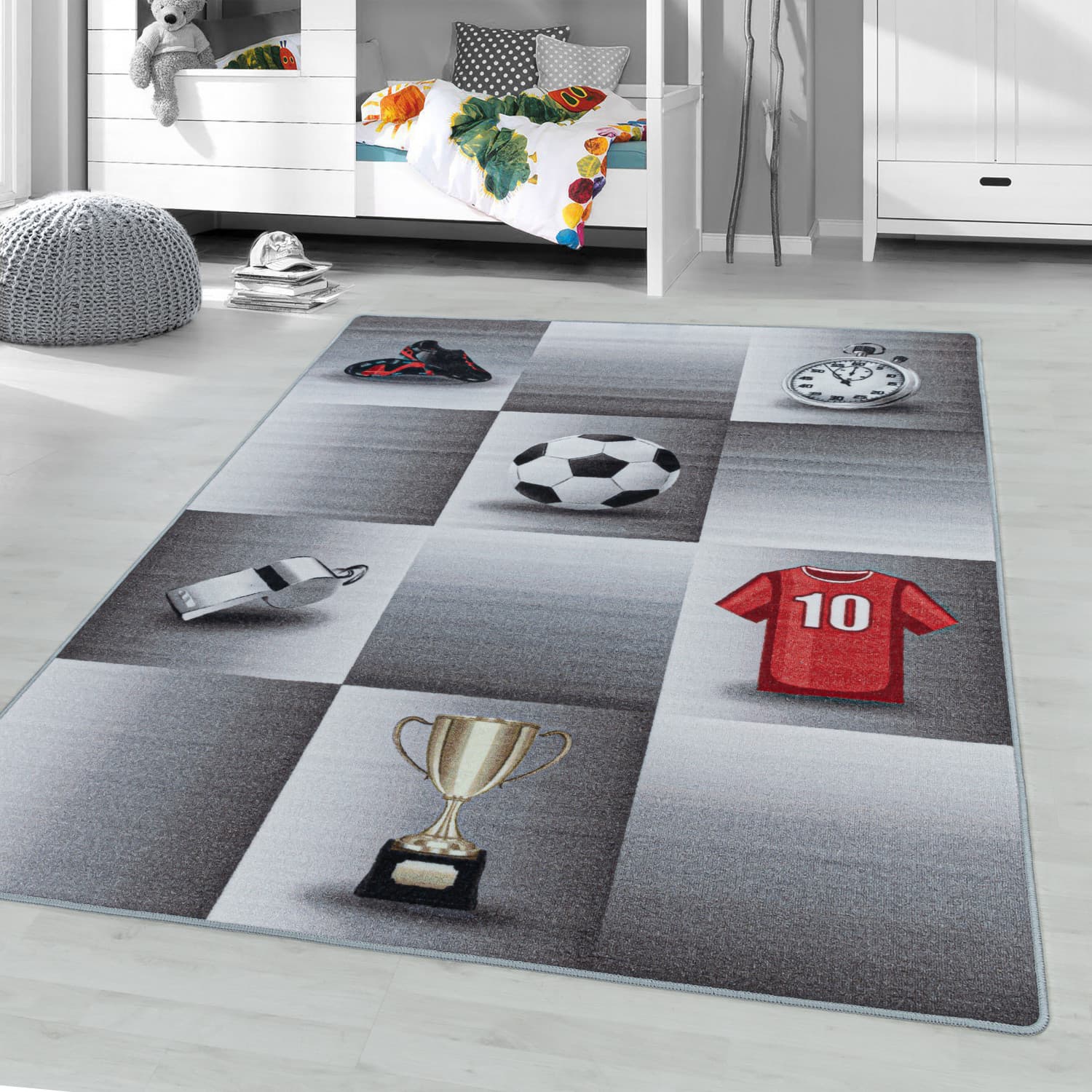 Dětský kusový koberec Play 2906 grey 3
