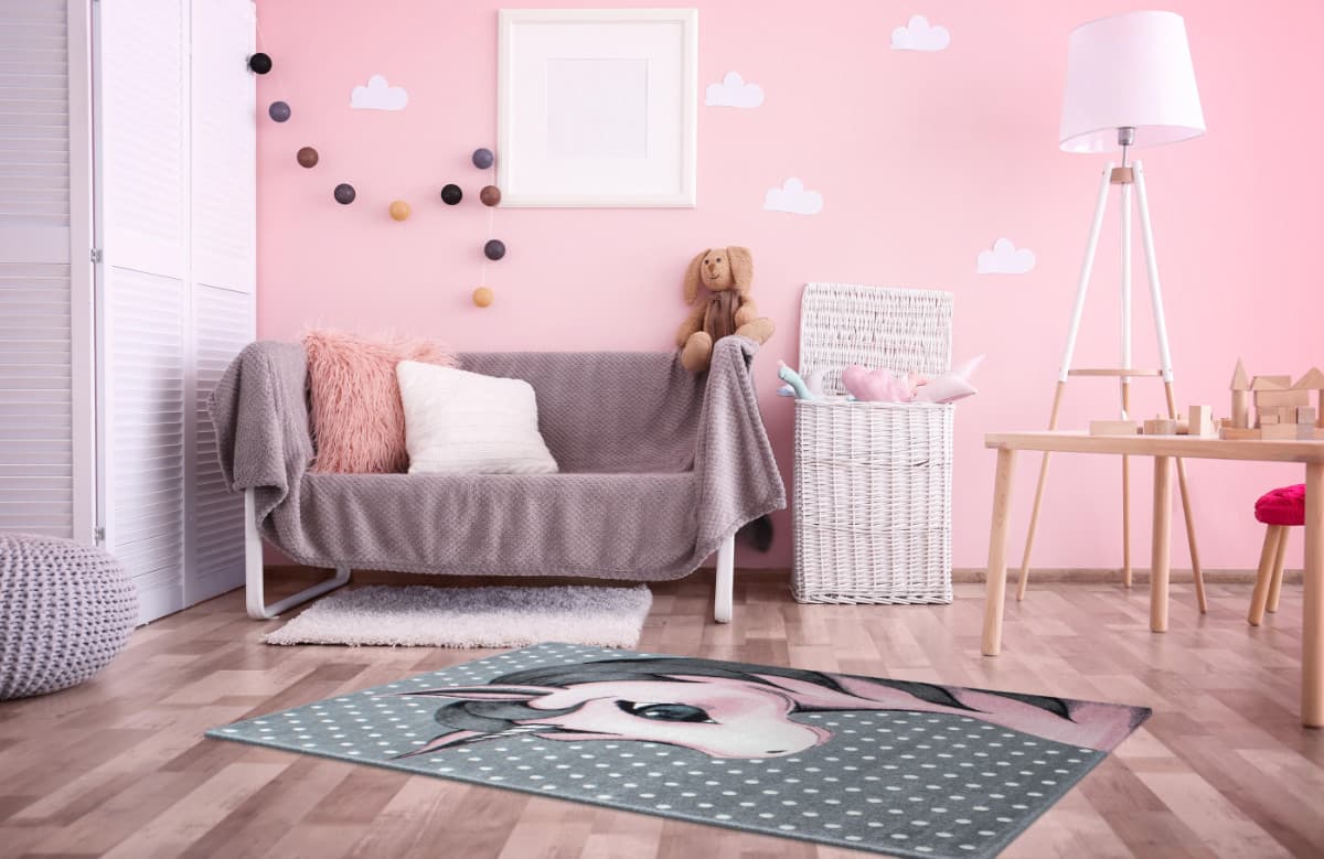 Dětský kusový koberec Kids 590 pink 9