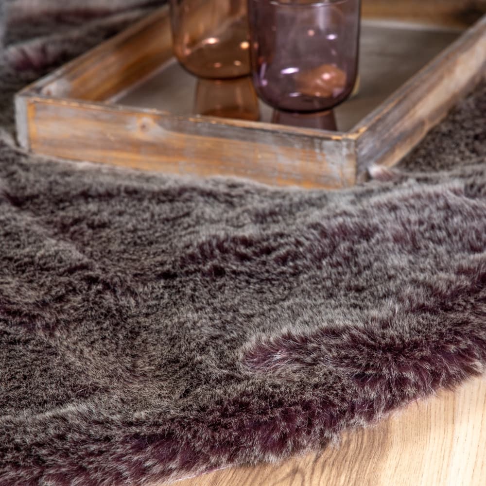 Kusový koberec Samba 495 Mauve kruh 3
