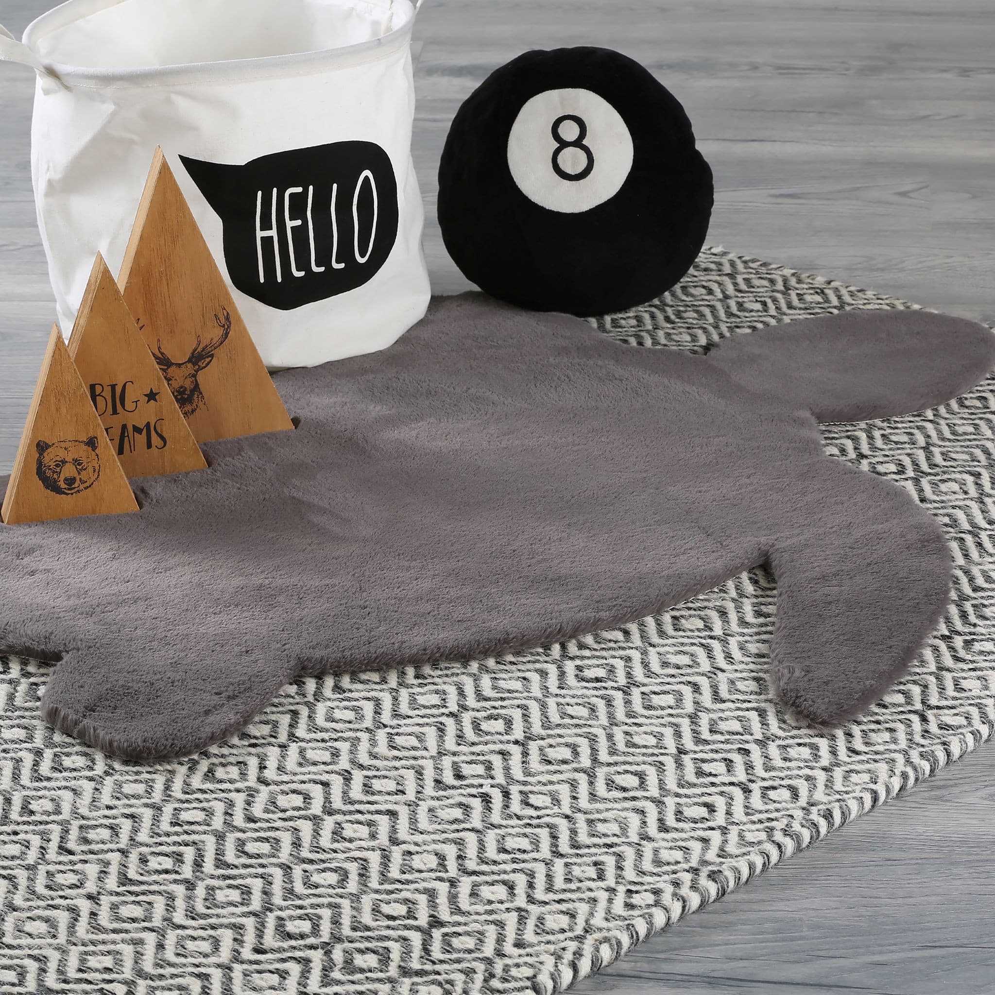 Pro zvířata: kusový koberec Luna 853 grey 2