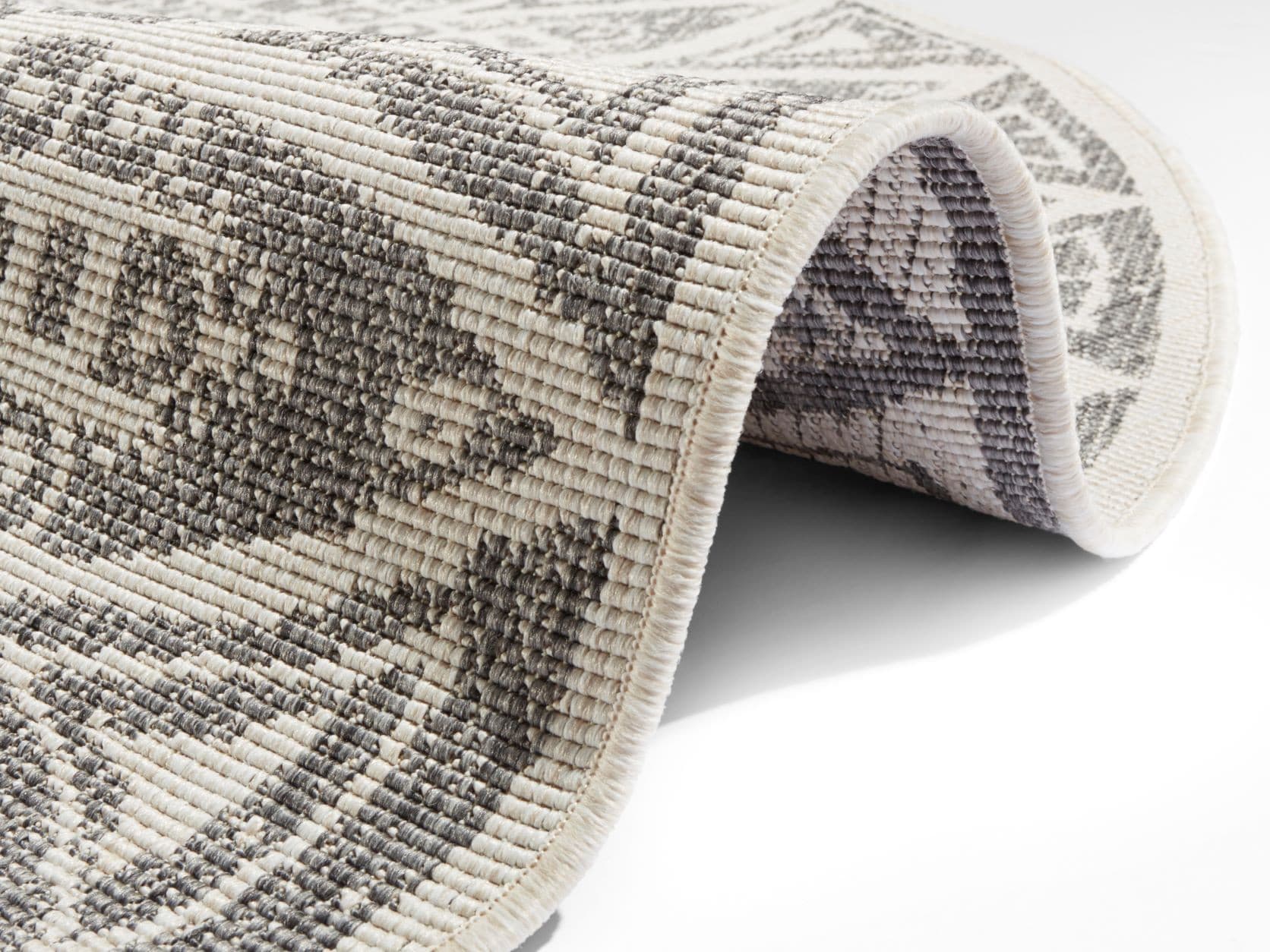 Kusový koberec Mujkoberec Original Nora 104160 Grey Creme kruh – na ven i na doma 5